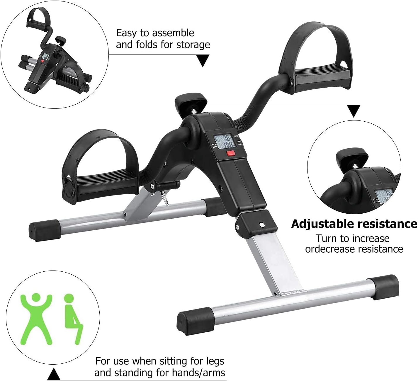Folding Pedal Exerciser