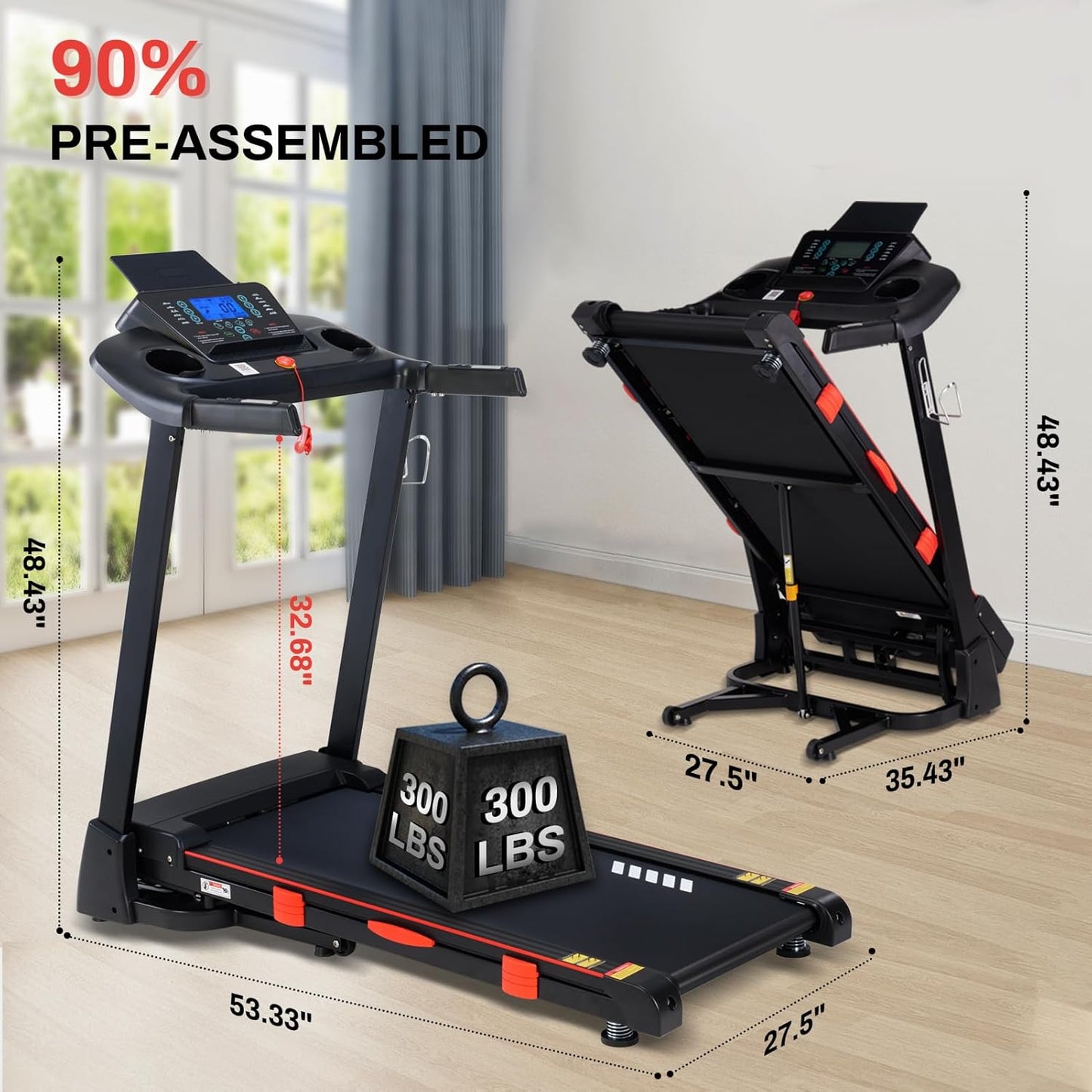 Foldable Home Treadmill