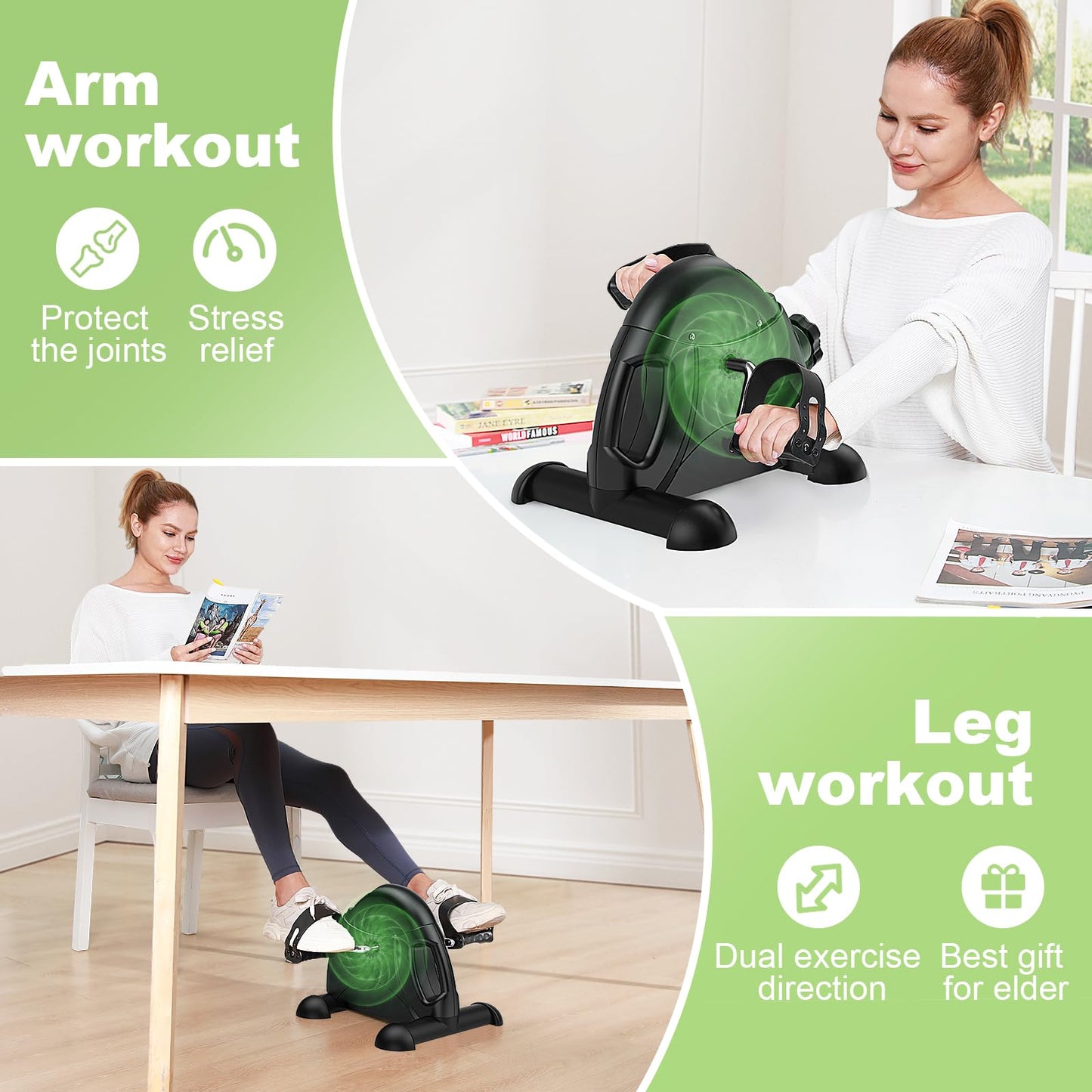 FEIERDUN Mini Pedal Exerciser