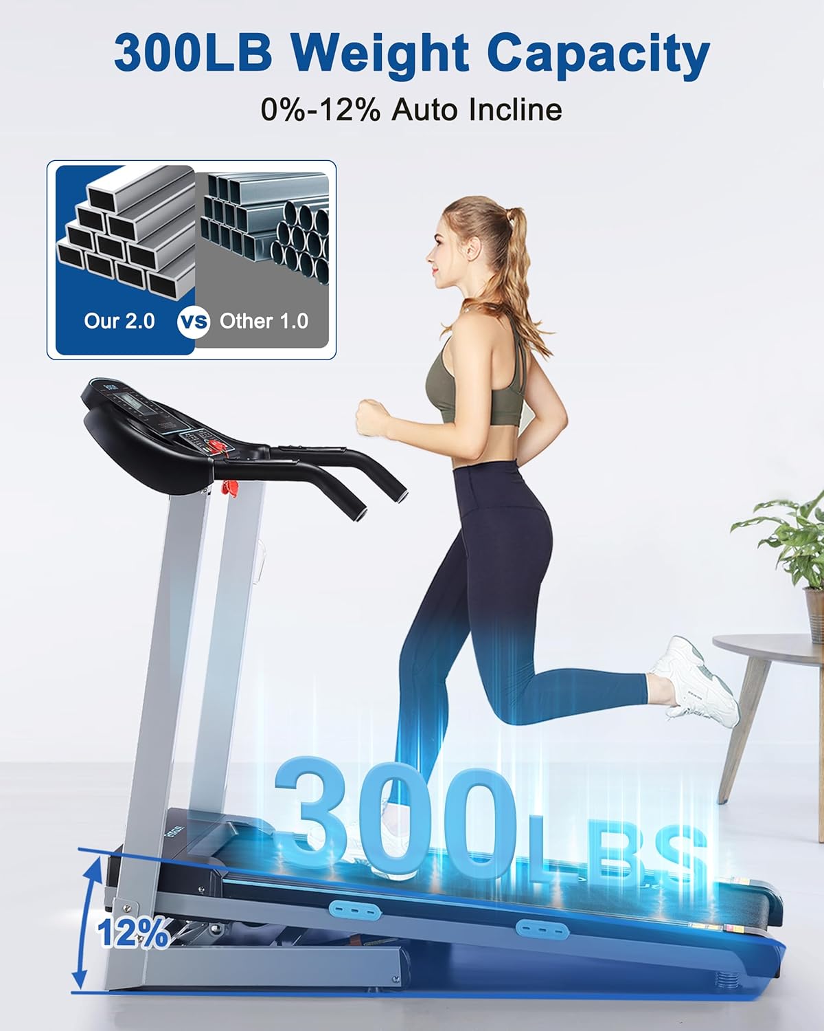 Folding Electric Treadmill