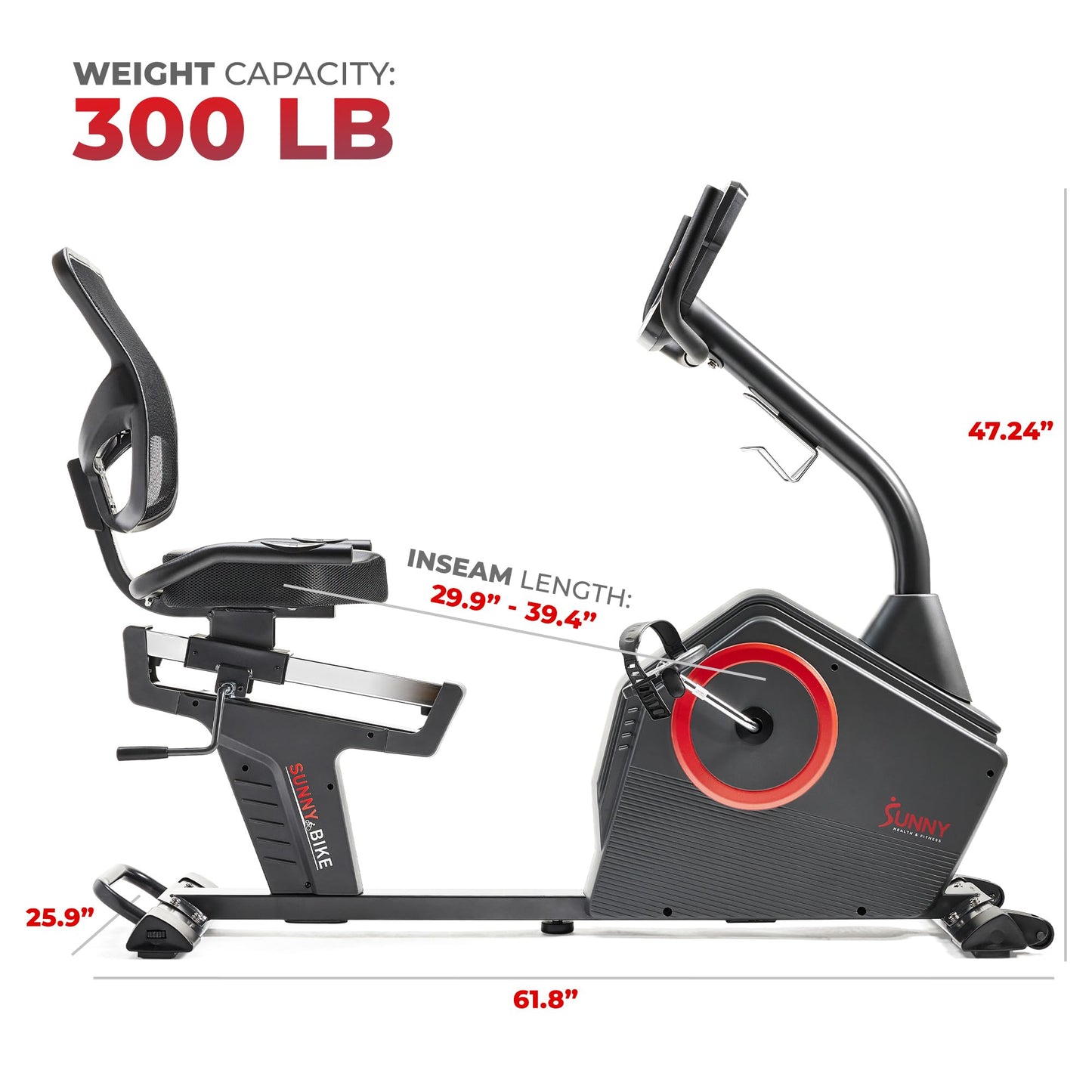 Sunny Recumbent Exercise Bike