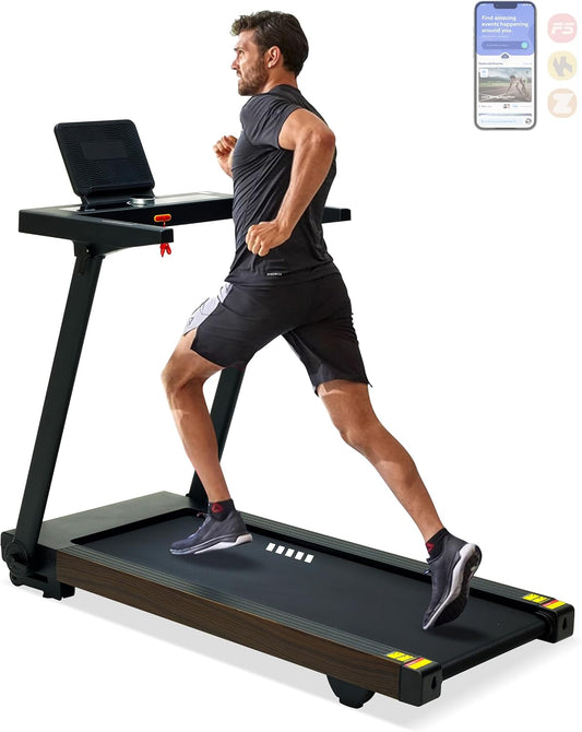Foldable Treadmill – 4HP, 400LB Capacity
