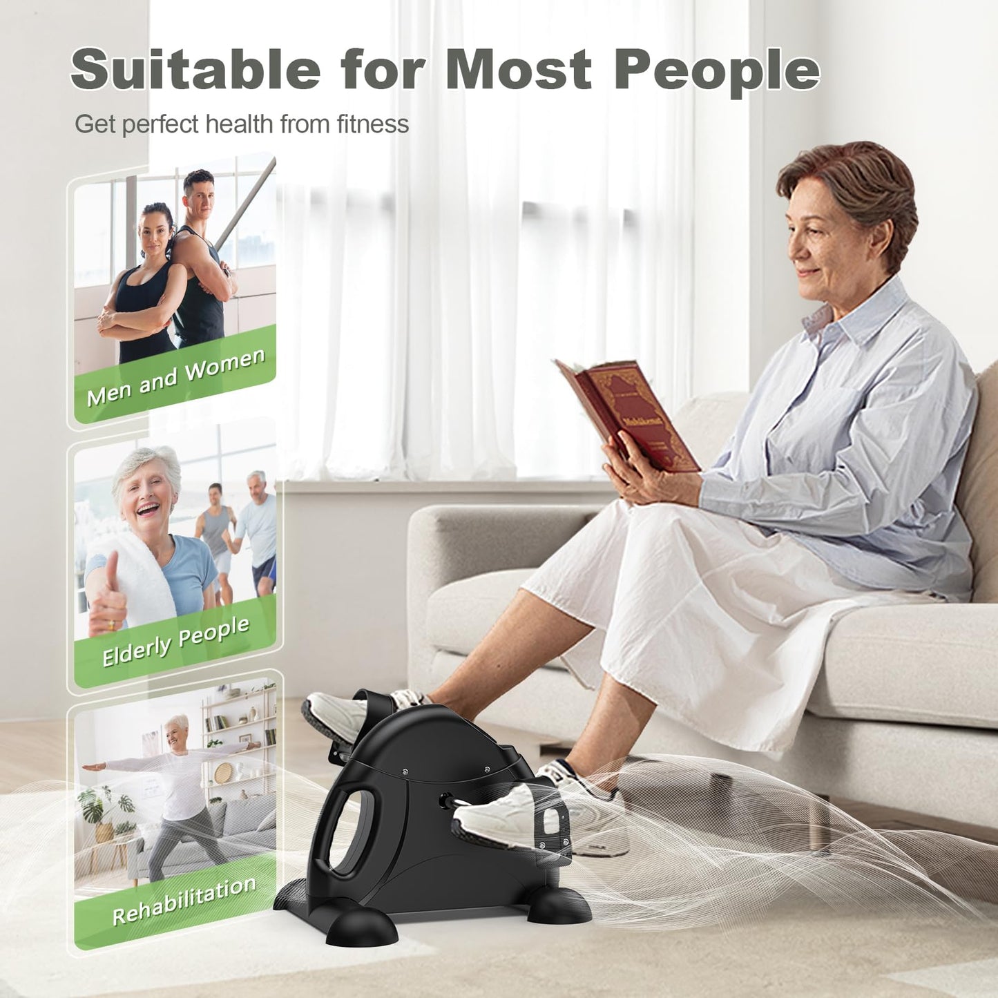 FEIERDUN Mini Pedal Exerciser