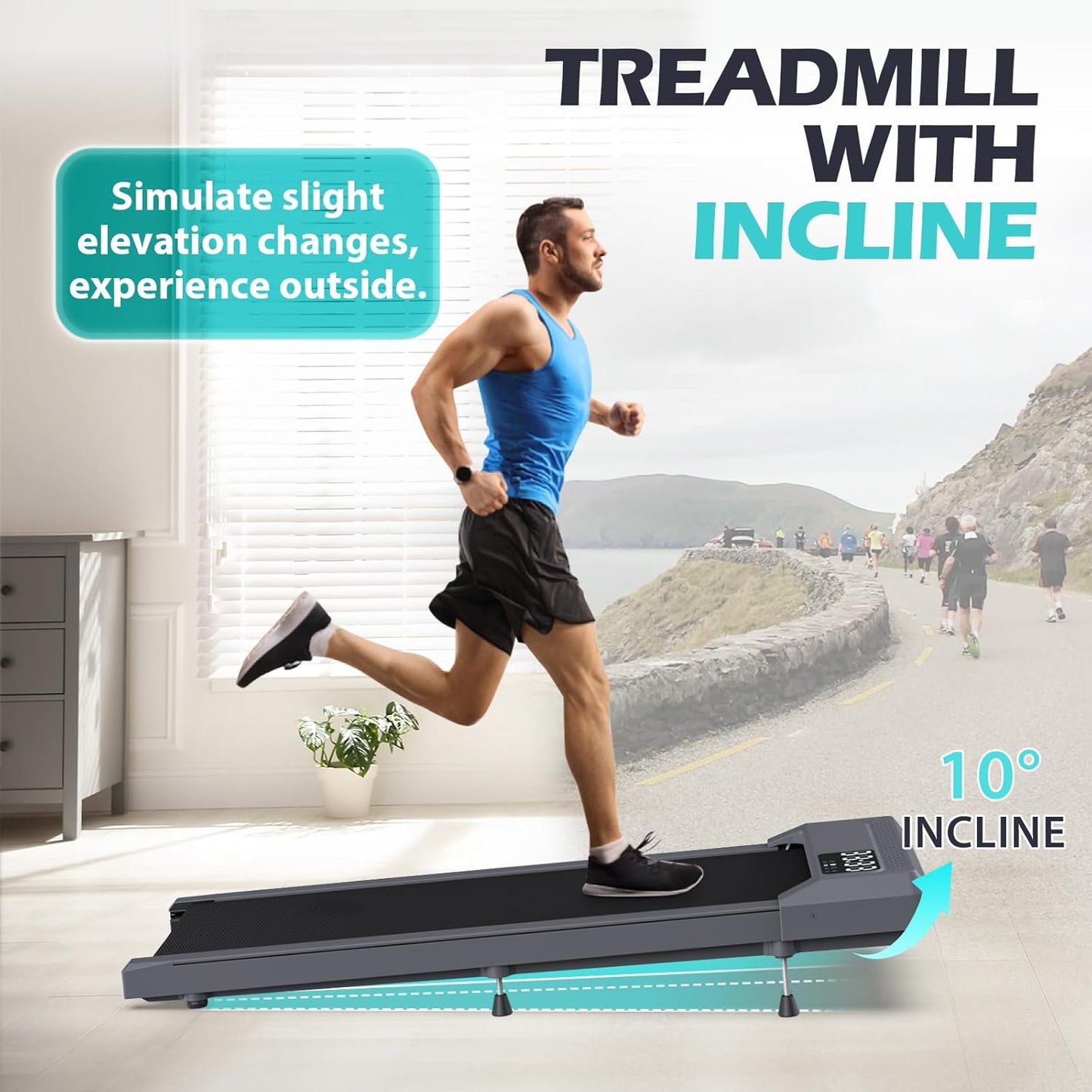 WELLFIT Incline Treadmill