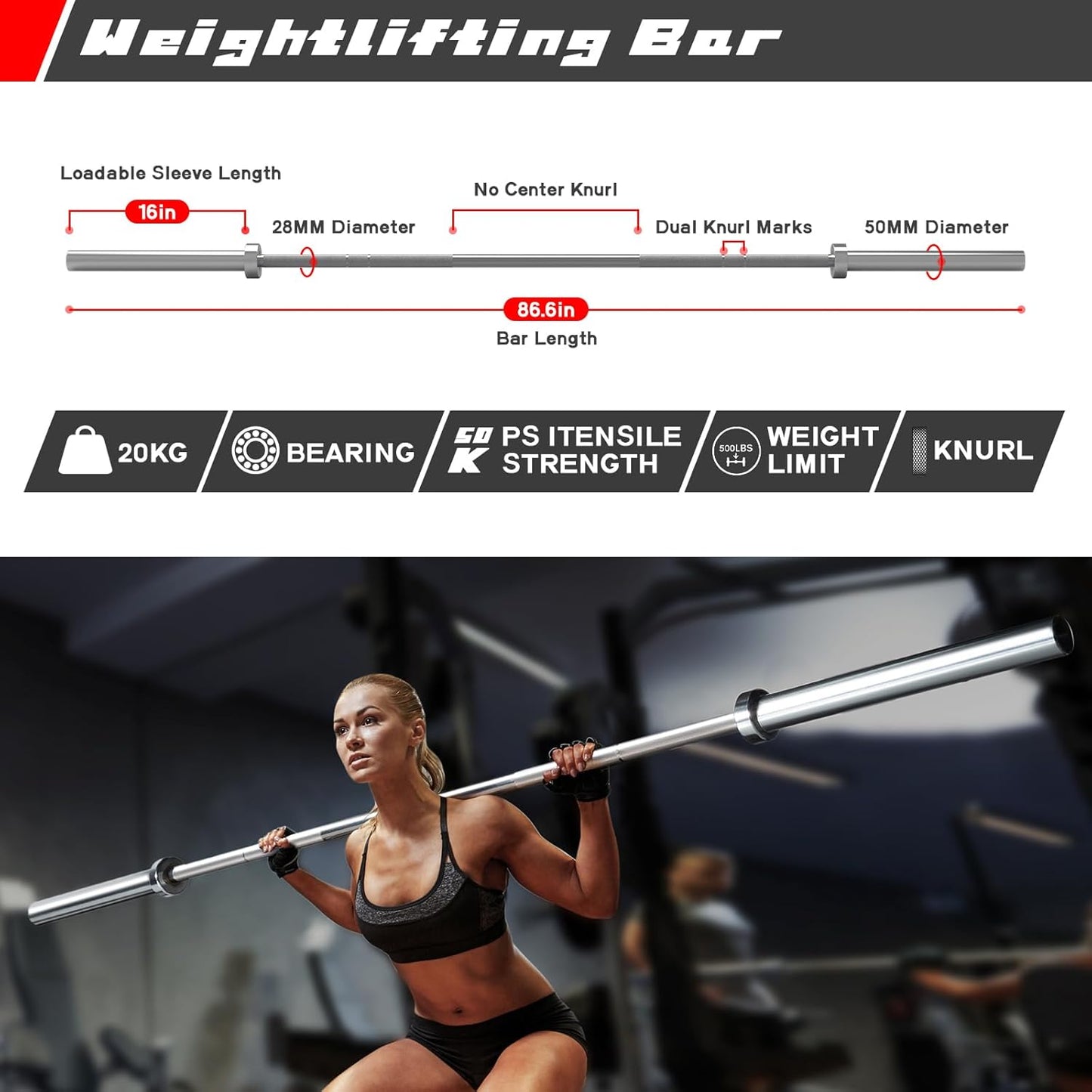 RitFit Multi-Function Squat Rack Power Cage PPC03