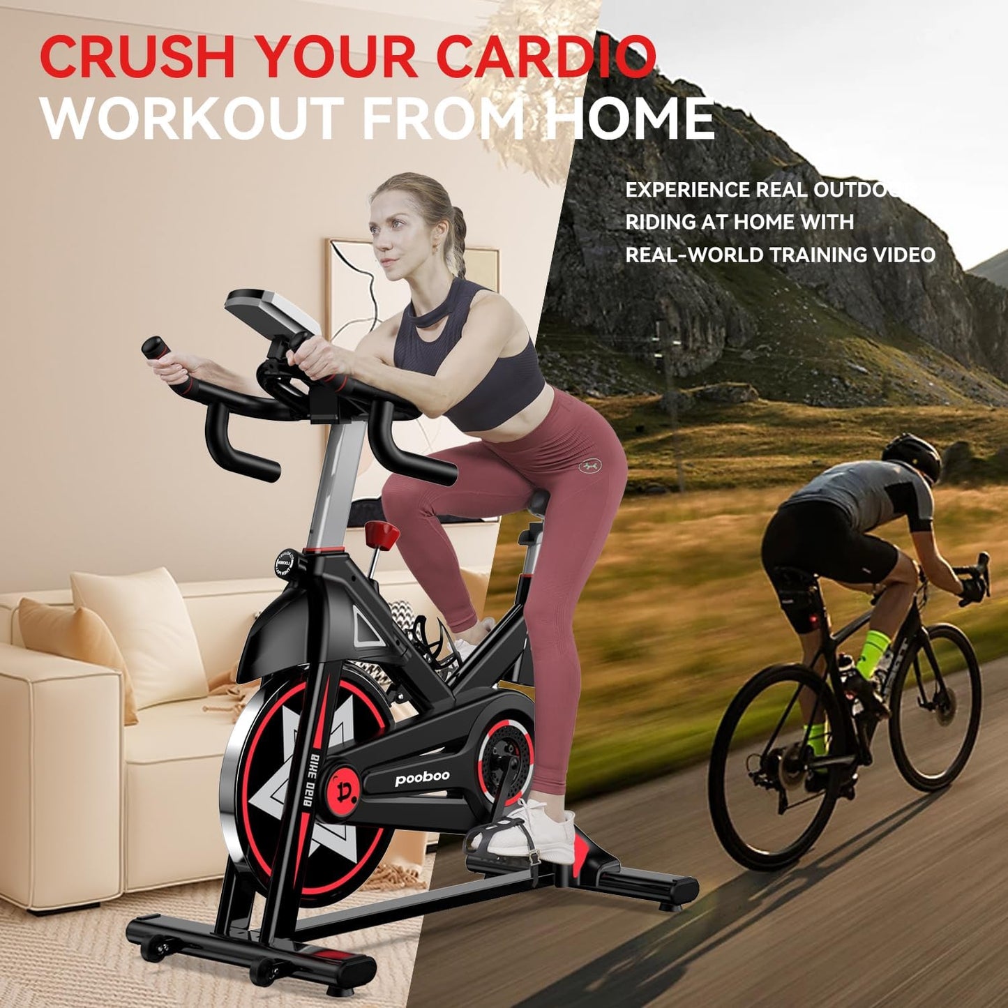 POOBOO Stationary Bike