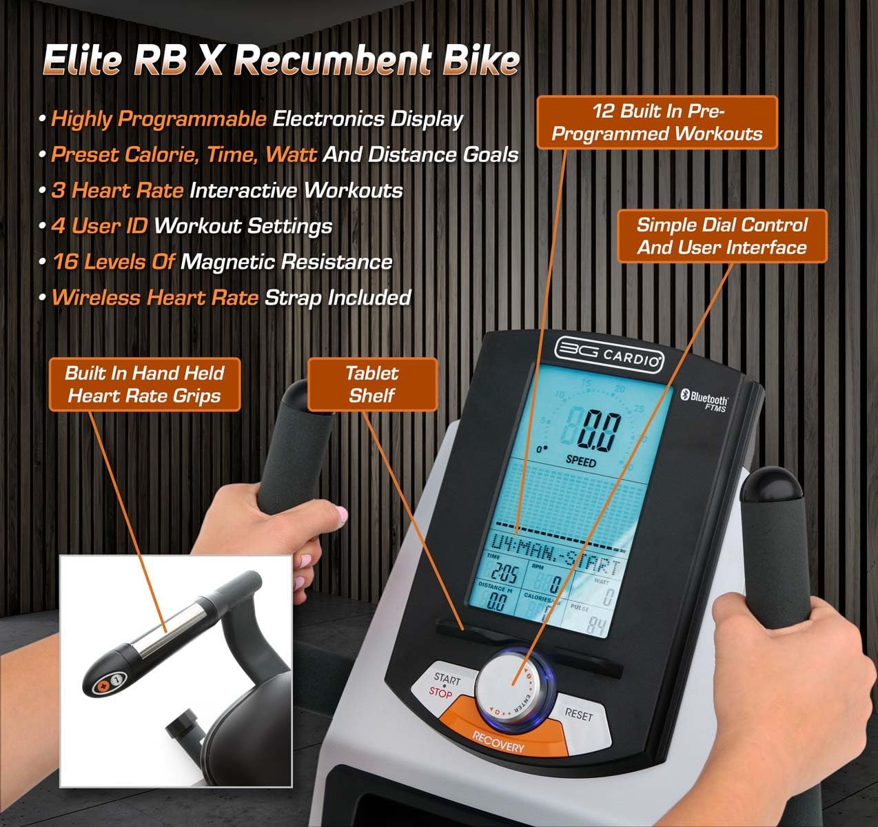 Elite RB X Recumbent Bike