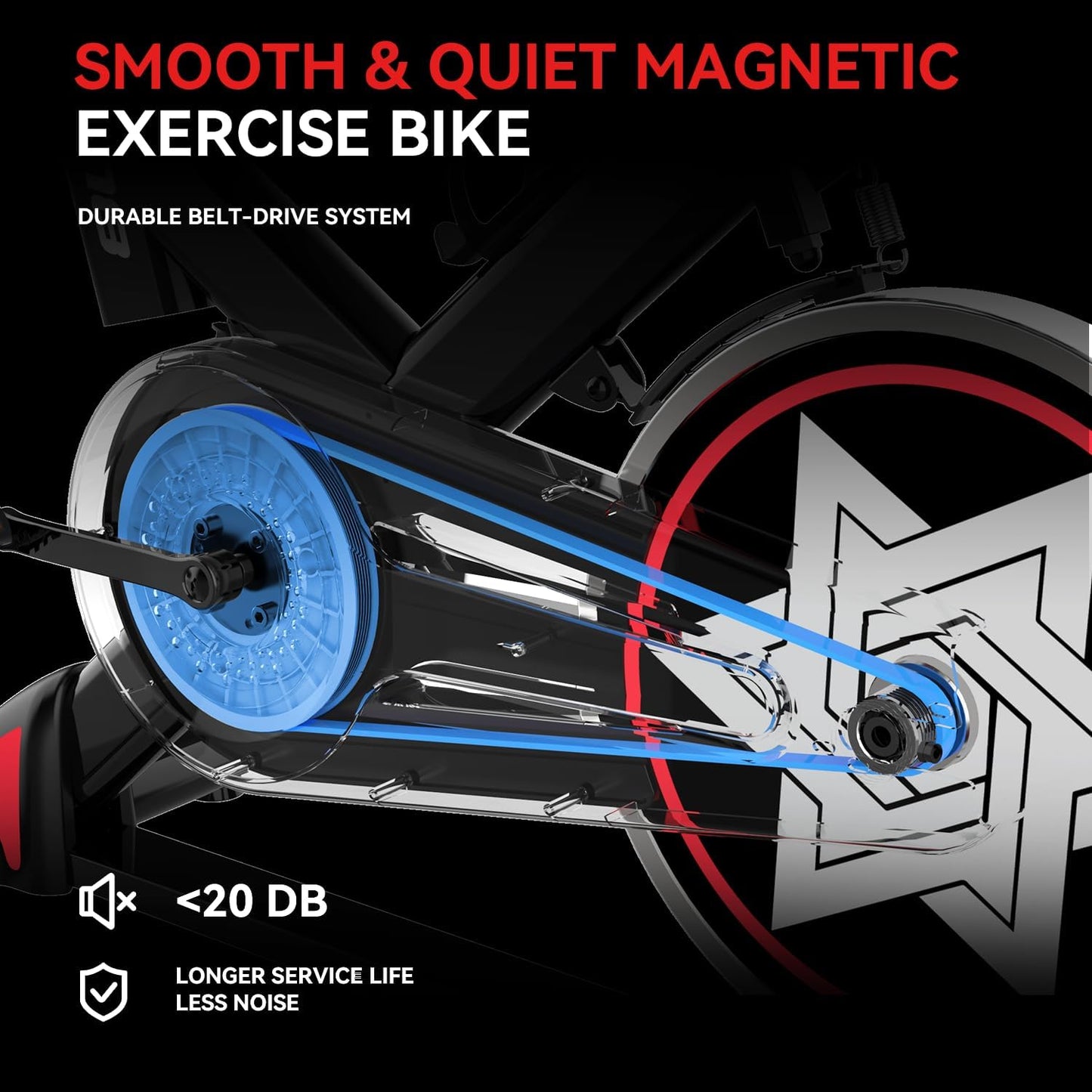 POOBOO Stationary Bike