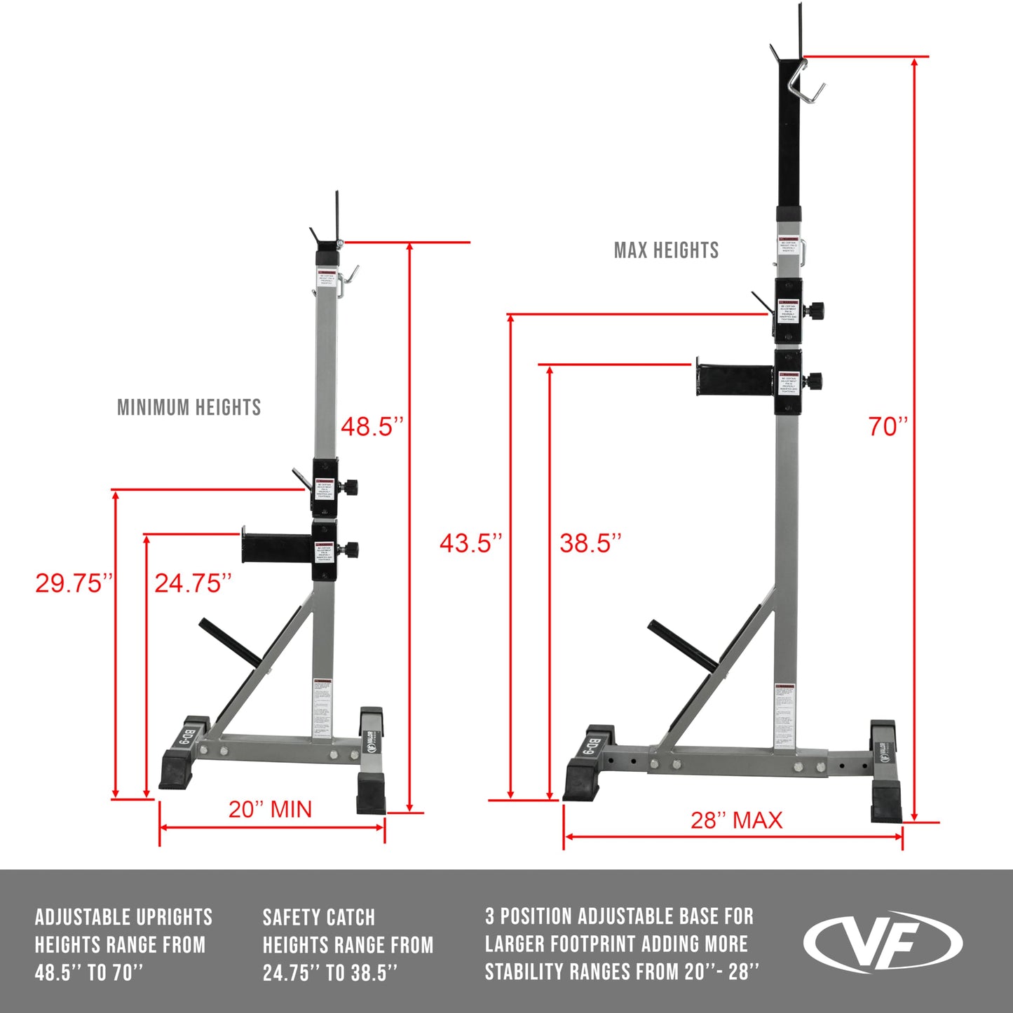 Valor FitnessSquat Stands