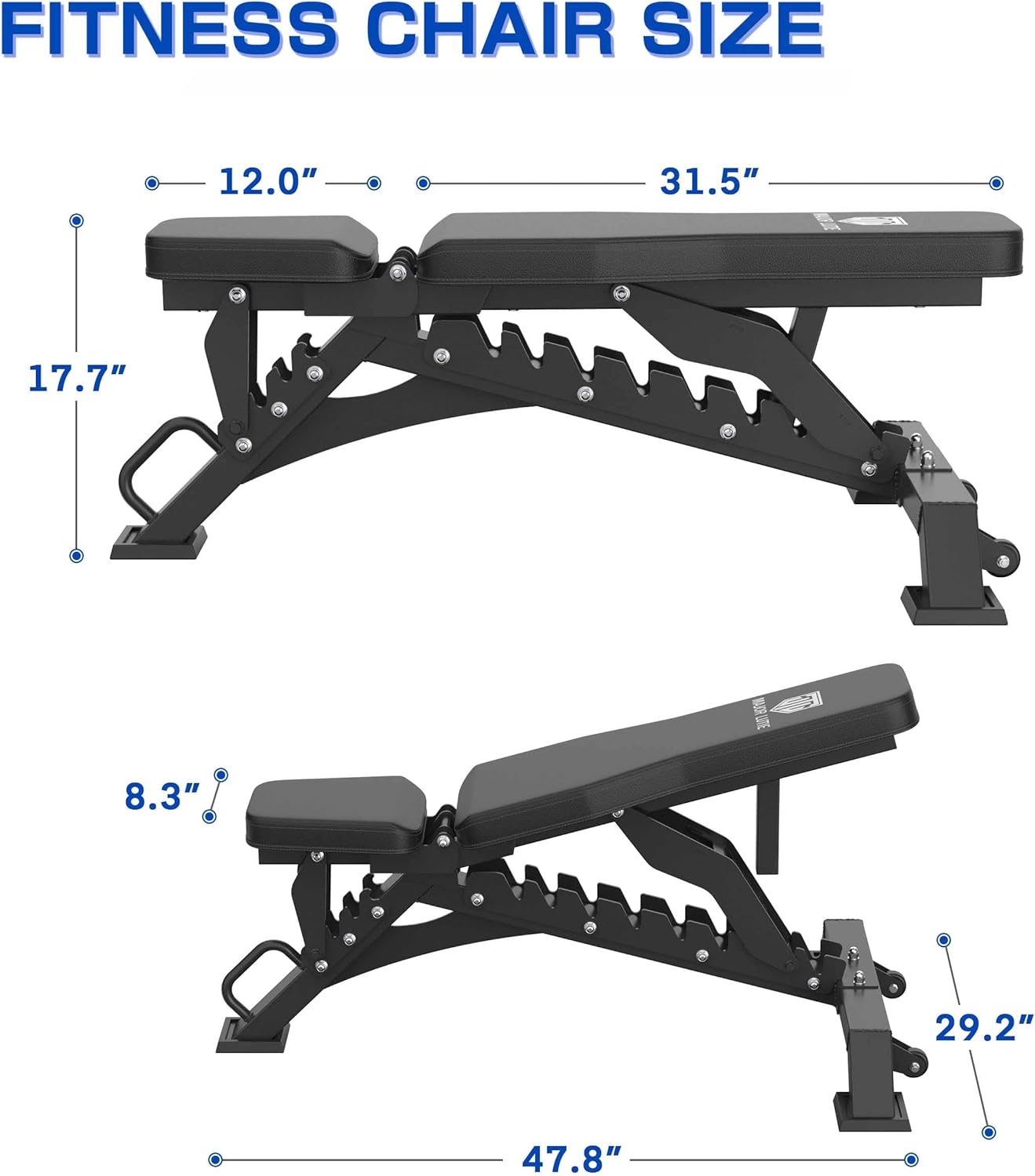 Major Fitness Weight Bench, Capacity Bench