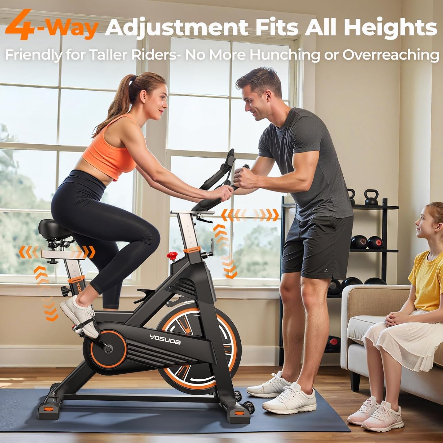 YOSUDA Magnetic Exercise Bike