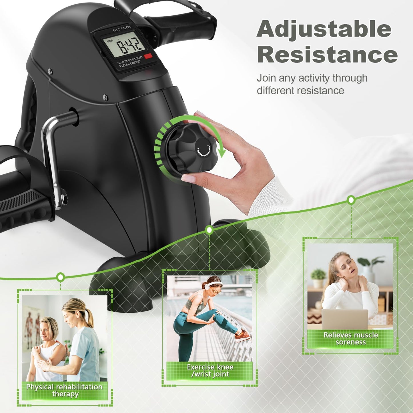 FEIERDUN Mini Pedal Exerciser