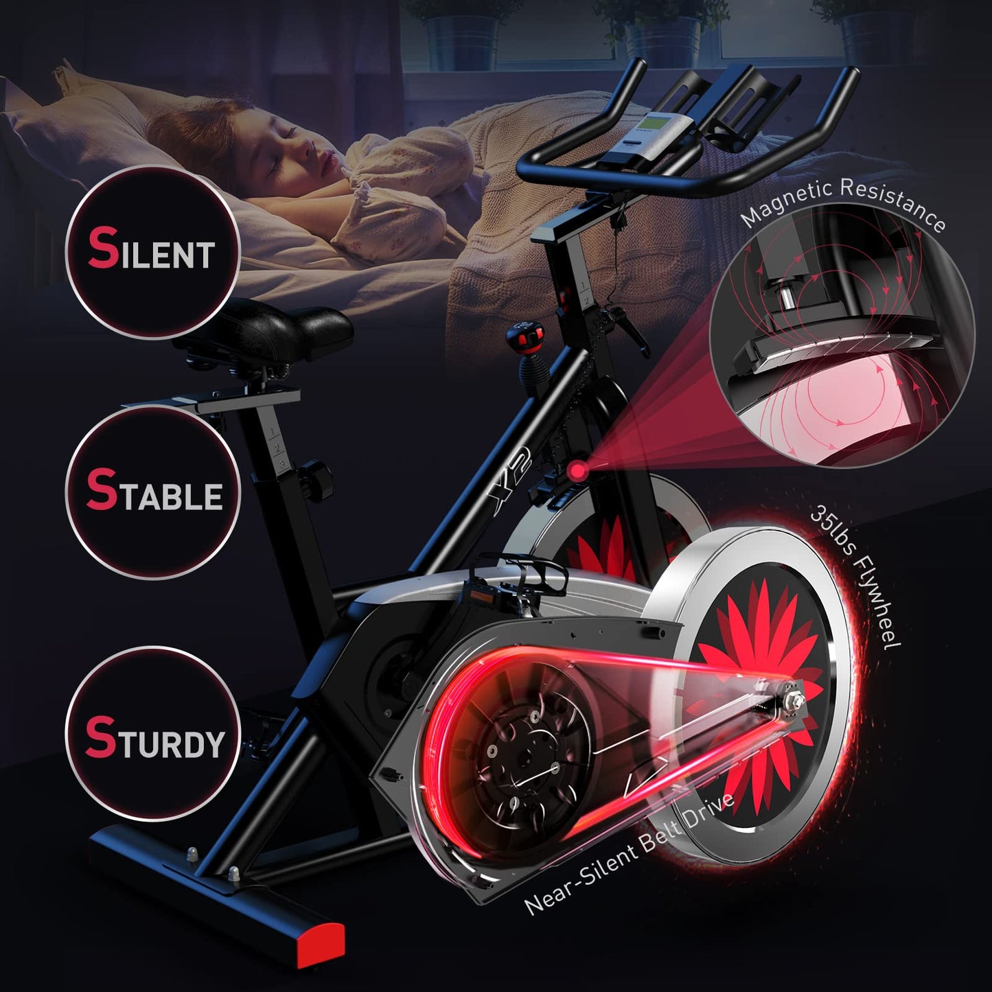 JOROTO X2 Stationary Bike