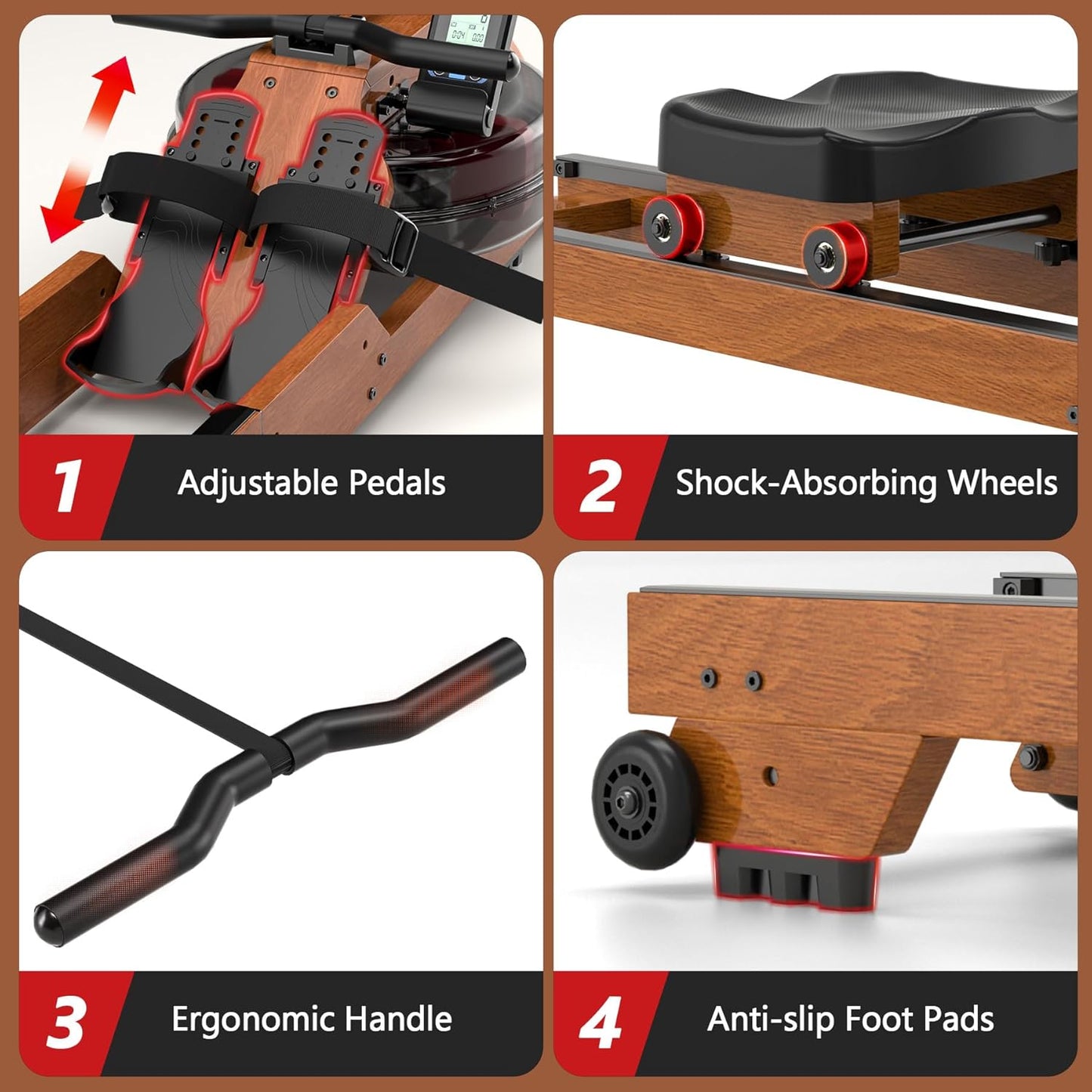 WENOKER Water Rower