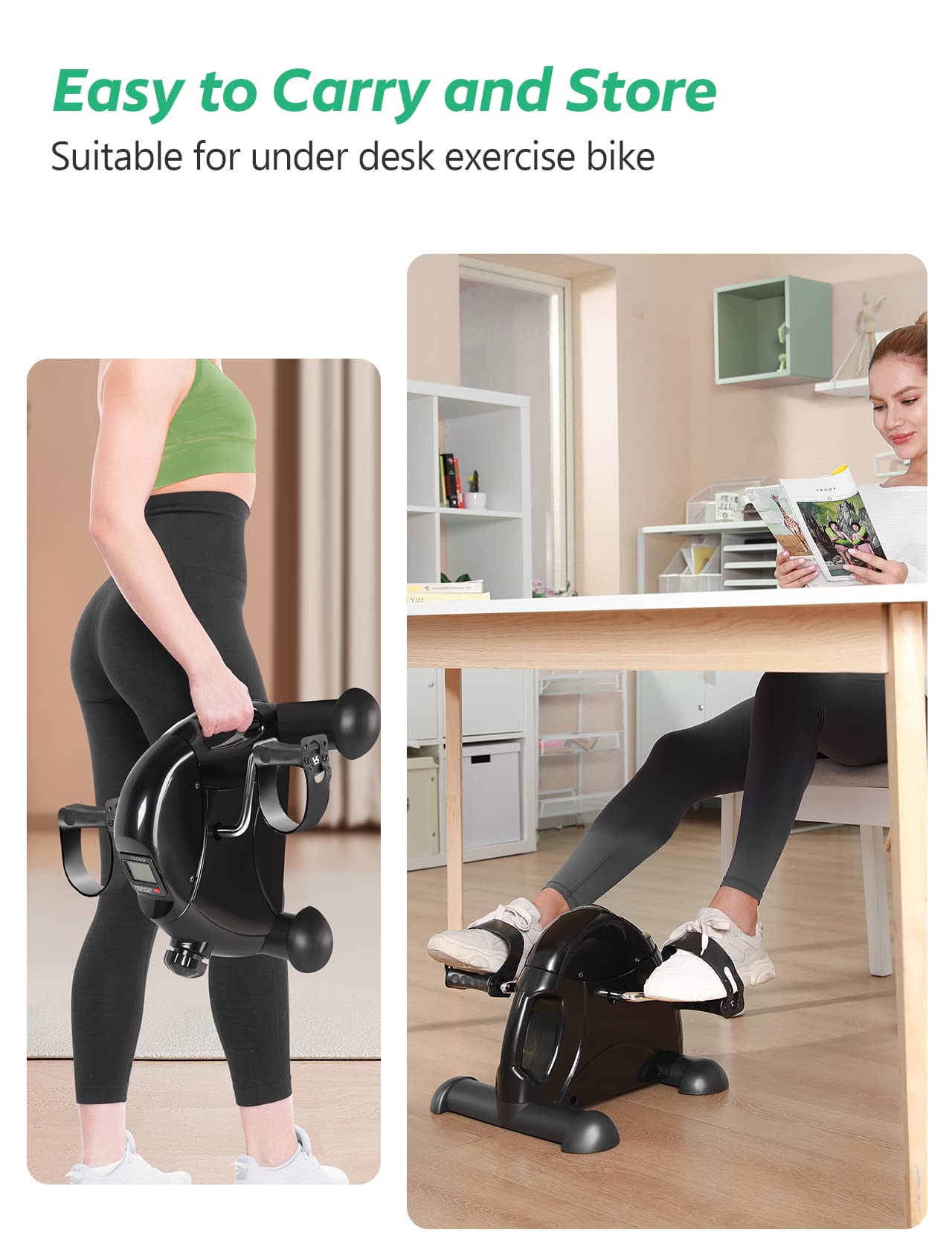 FEIERDUN Mini Pedal Exerciser