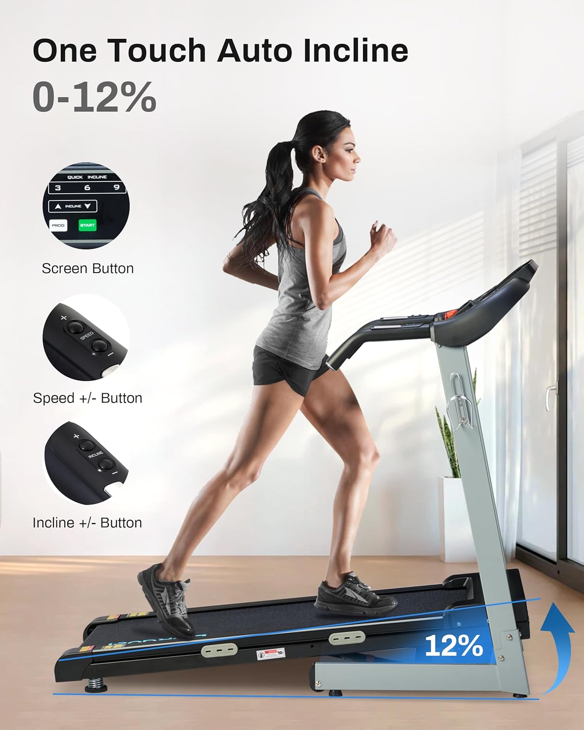 Auto Incline Treadmill