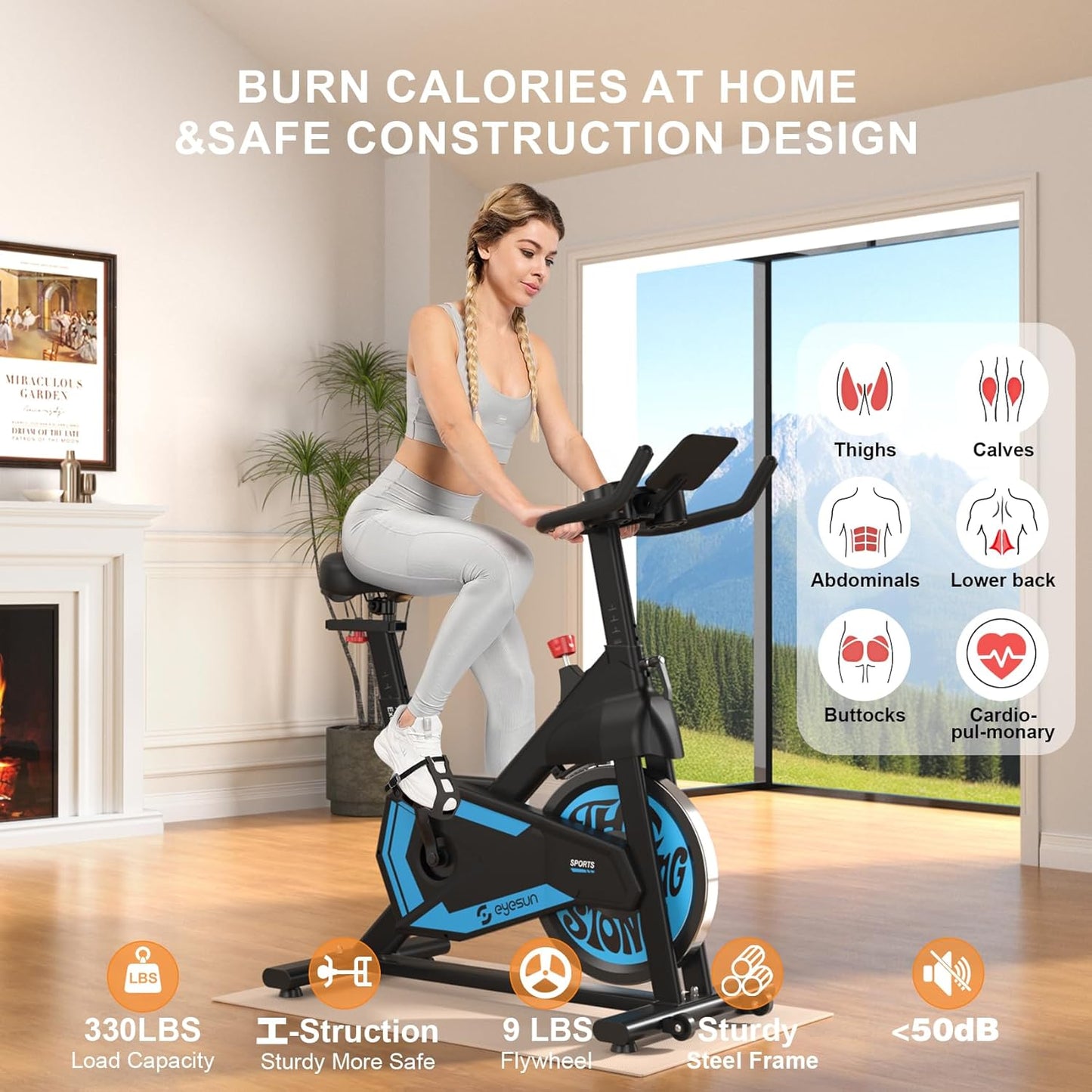 Exercise Bikes for Home,Indoor Cycling Bike
