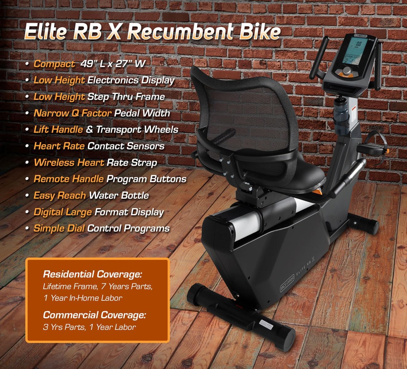 Elite RB X Recumbent Bike
