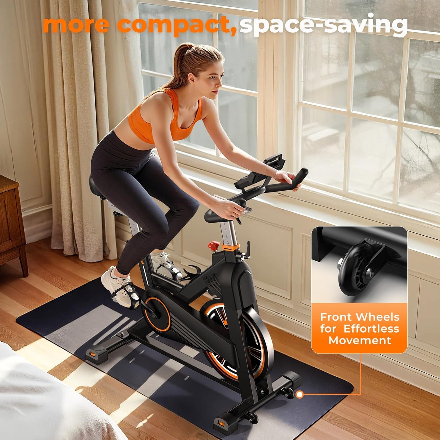 YOSUDA Magnetic Exercise Bike