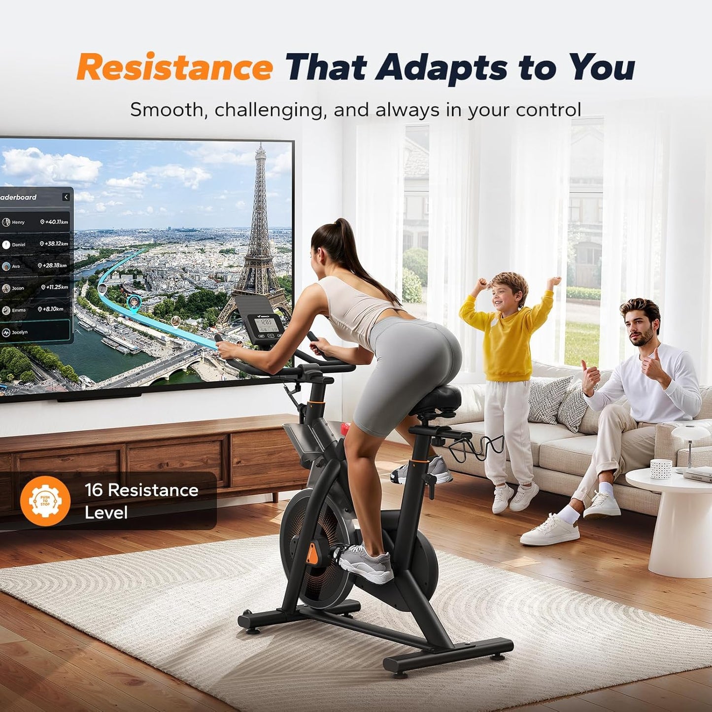 MERACH Magnetic Exercise Bike, Indoor Cycling Bike