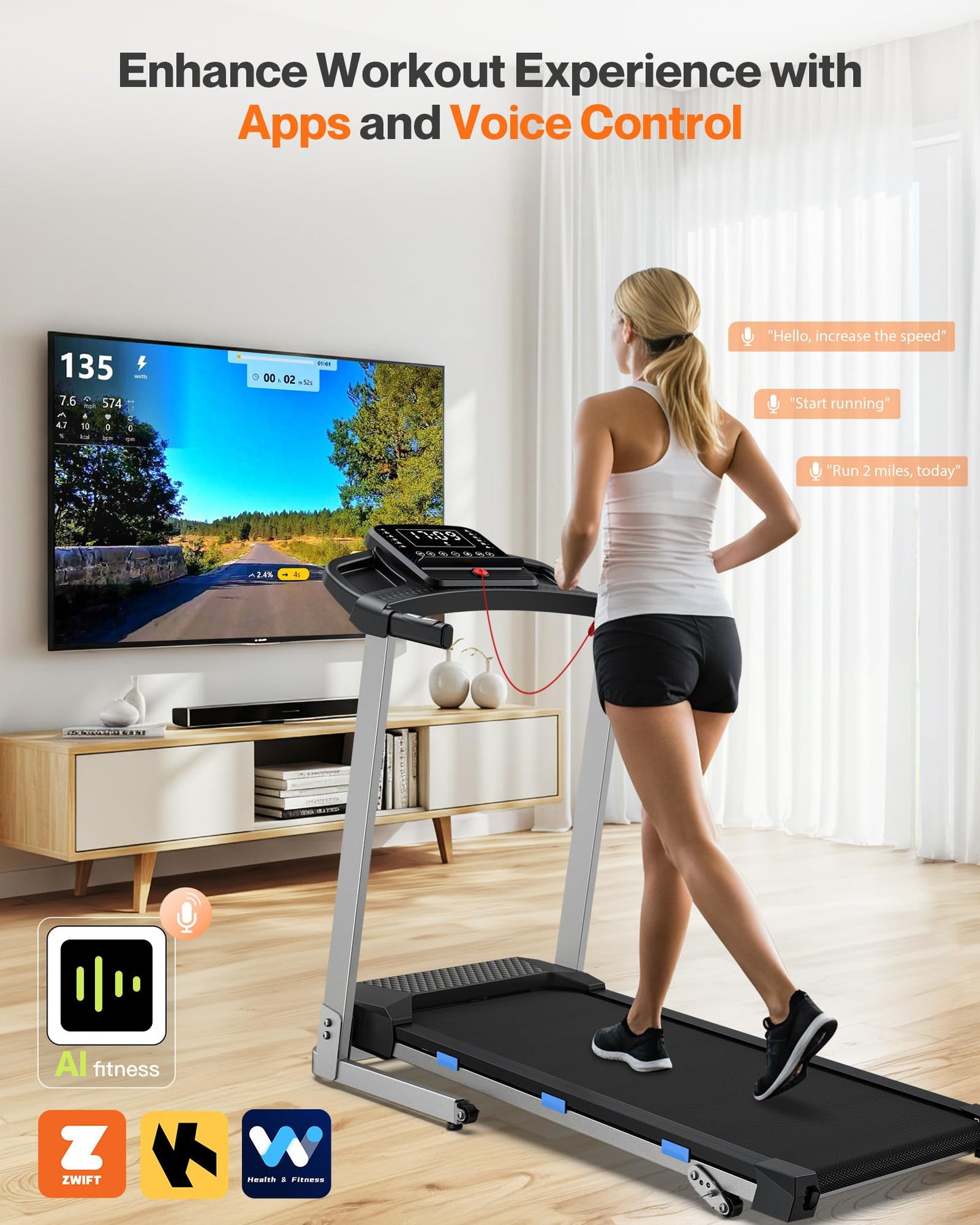 Folding Incline Treadmill