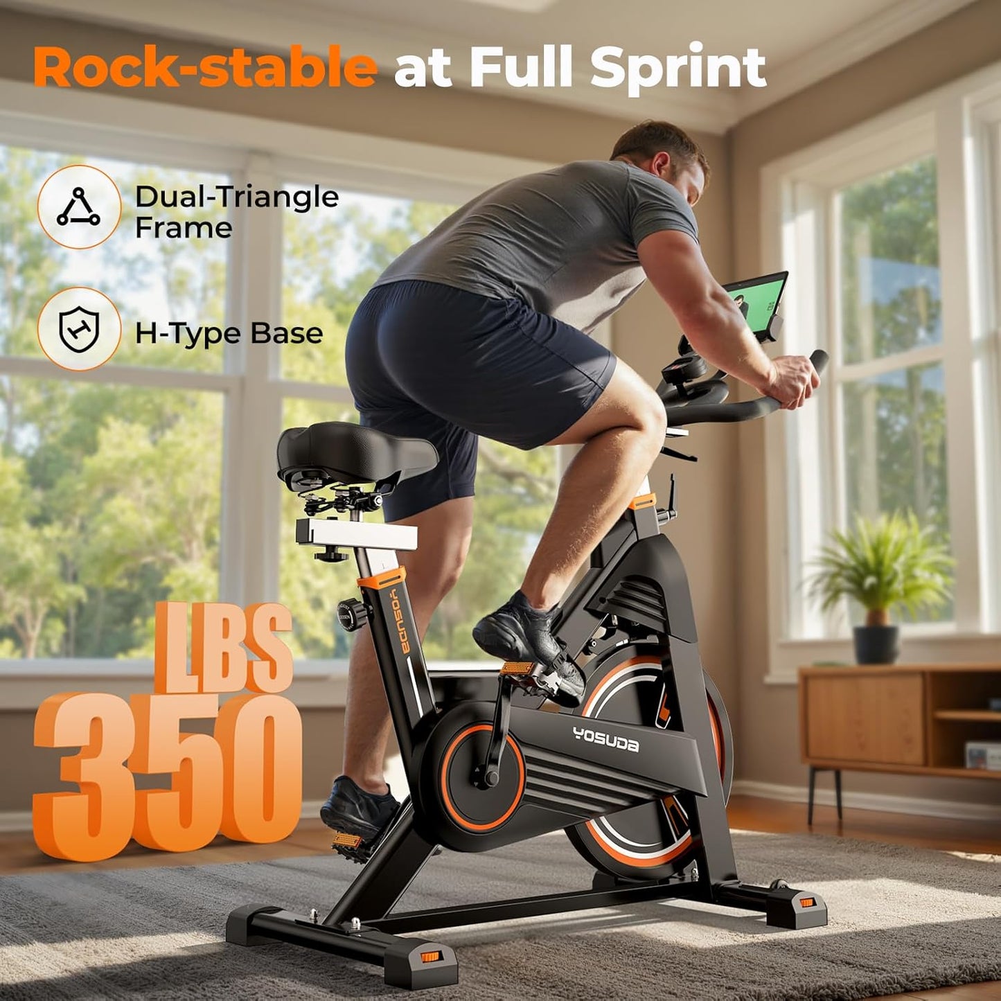 YOSUDA Magnetic Exercise Bike
