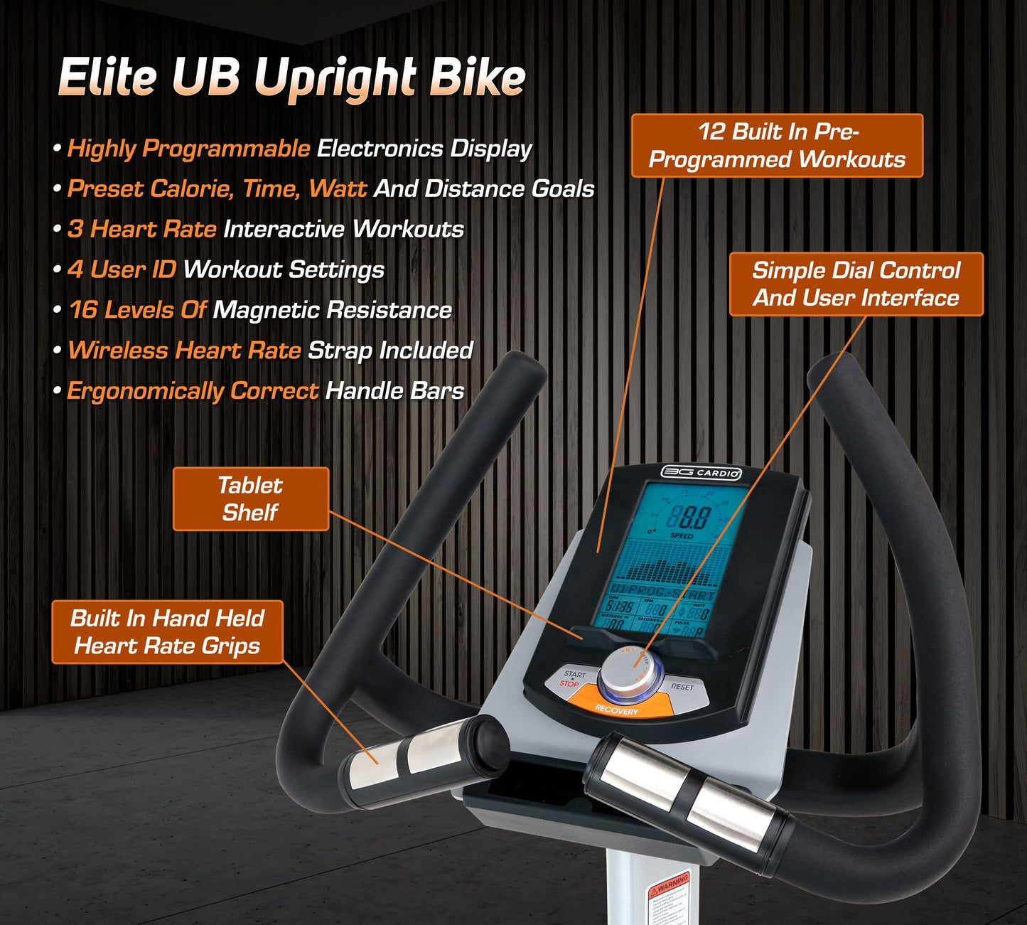 Elite UB Upright Bike