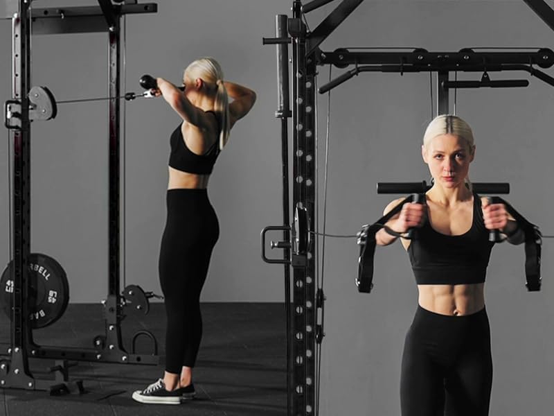 Mikolo Power Cage, Power Rack with Cable
