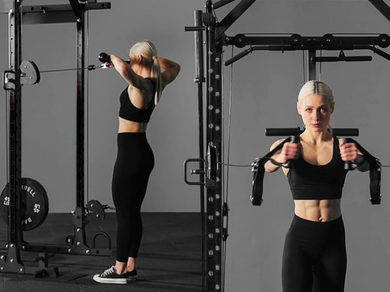 Mikolo Power Cage, Power Rack with Cable