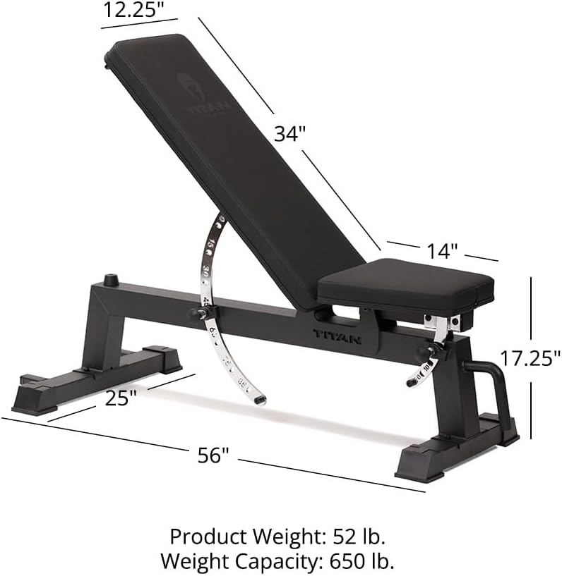 Titan Fitness Performance Series Adjustable Bench
