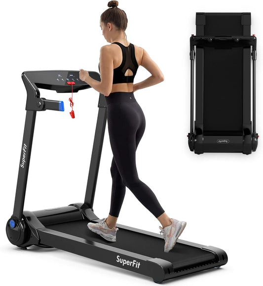 3.0HP Motorized Folding Treadmill, Portable Treadmills