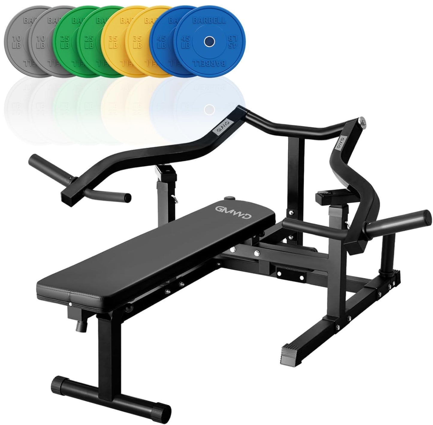 GMWD Chest Press Machine, 1050LBS Bench Press Machine
