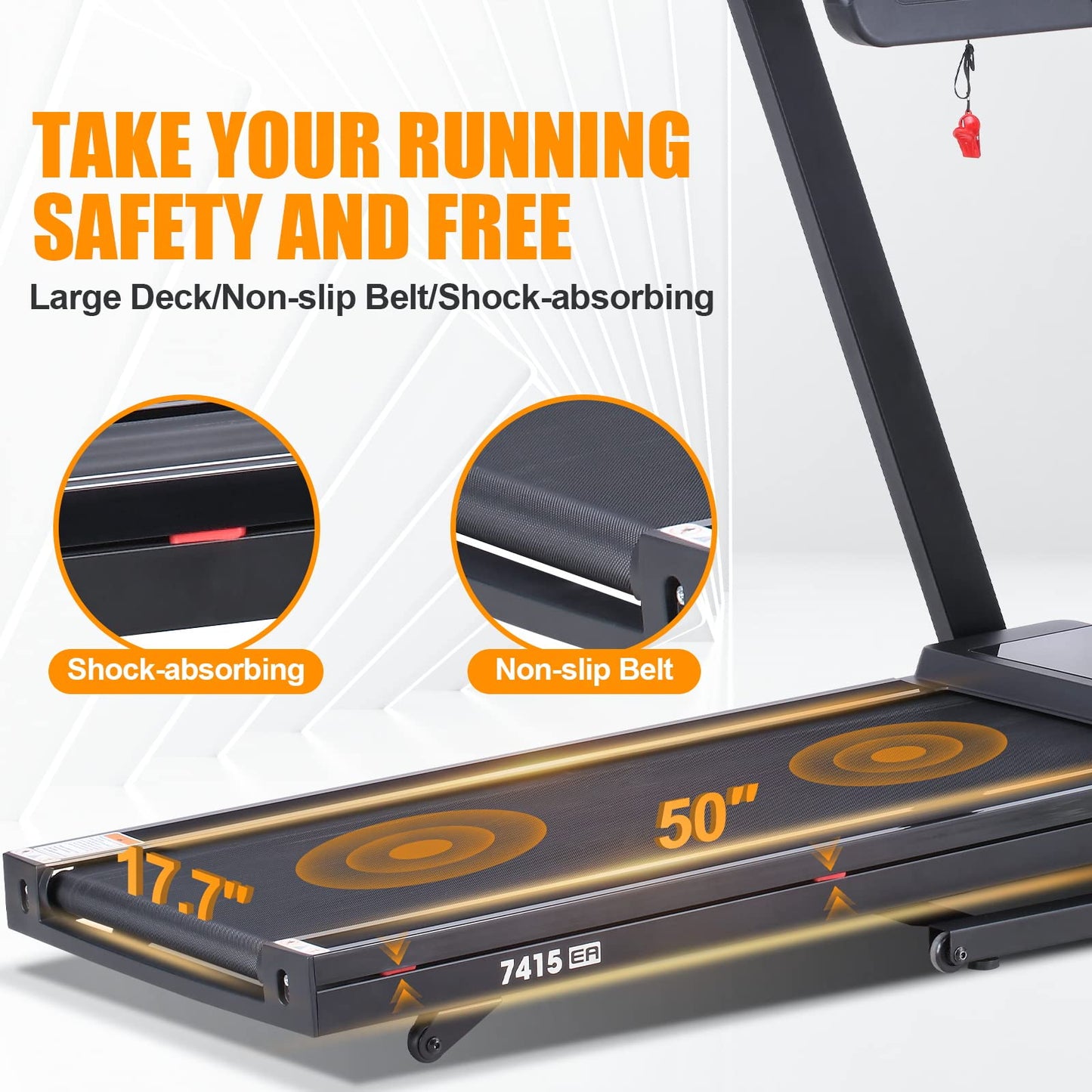 RUNOW Foldable Treadmill