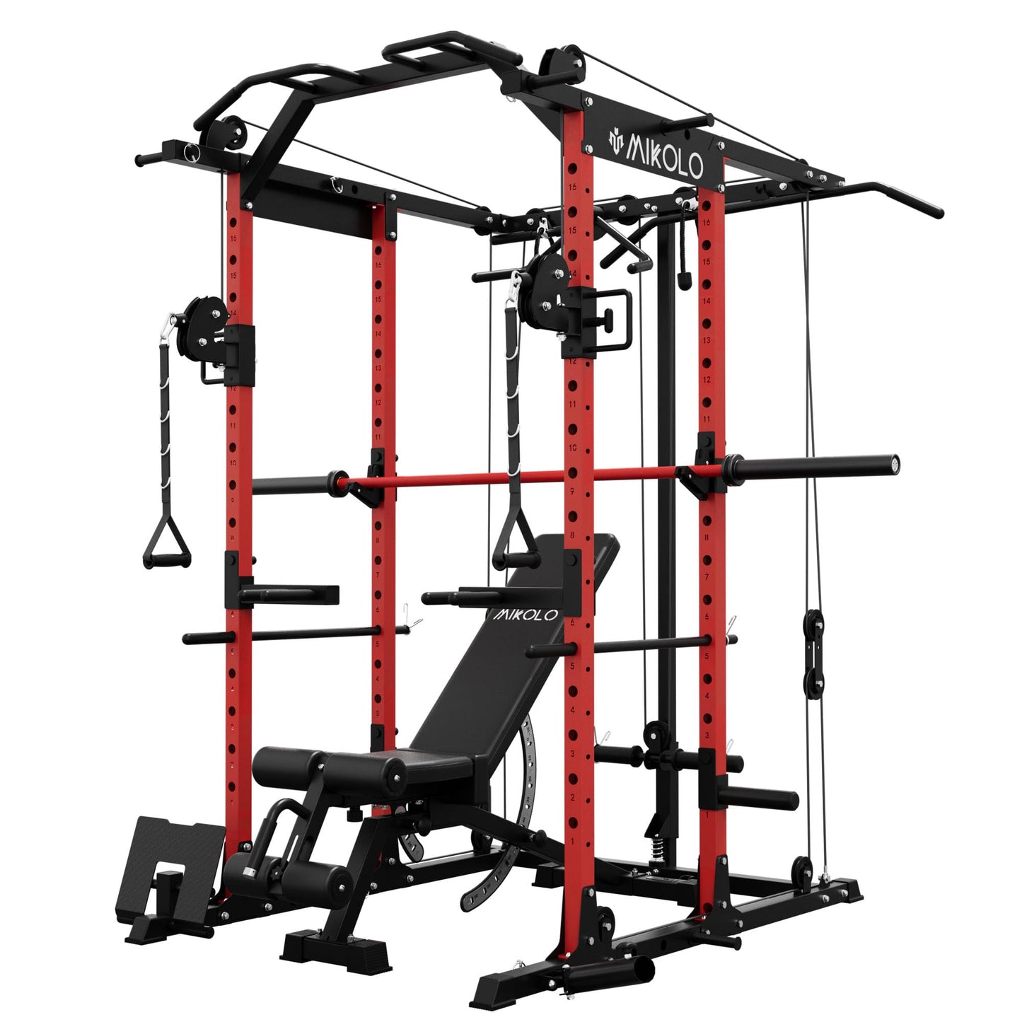 Mikolo Power Cage, Power Rack with Cable