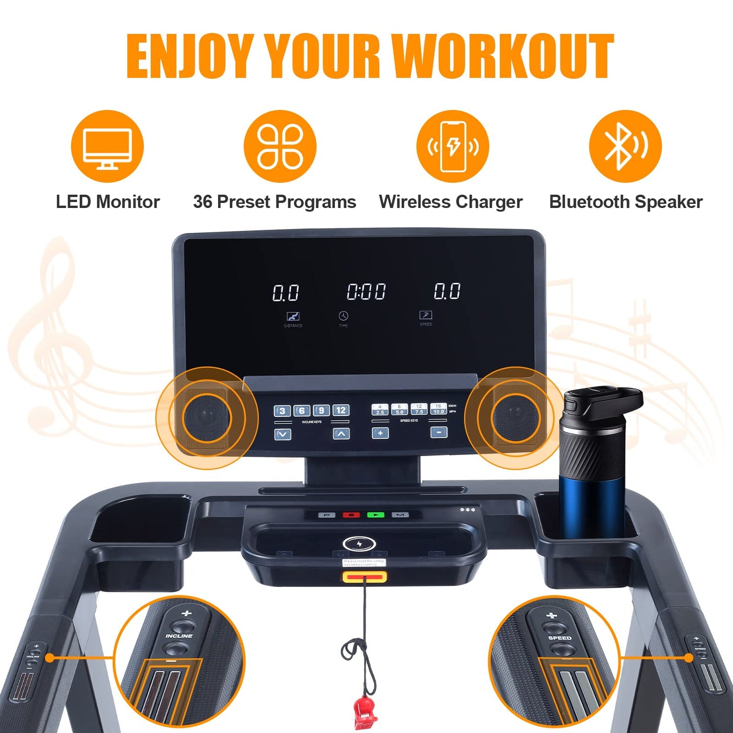 RUNOW Foldable Treadmill