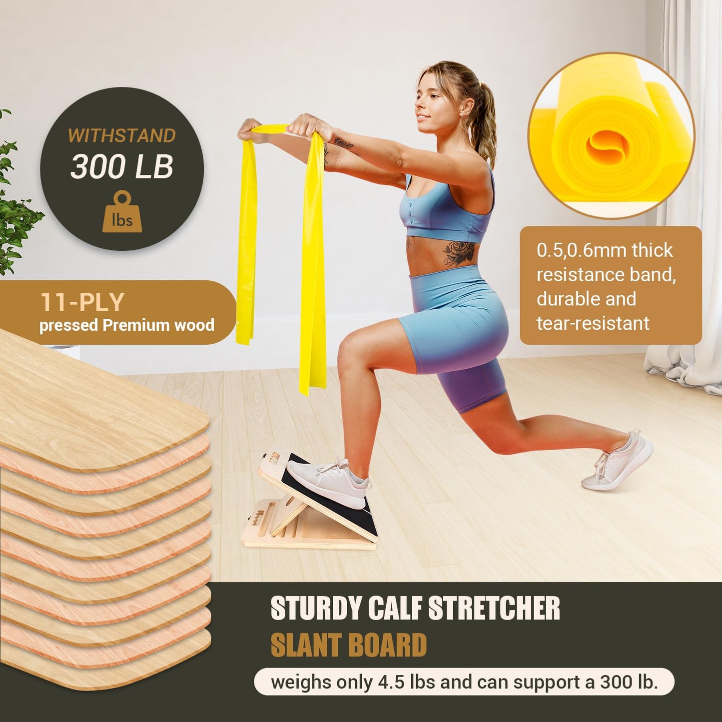 Wooden Slant Board