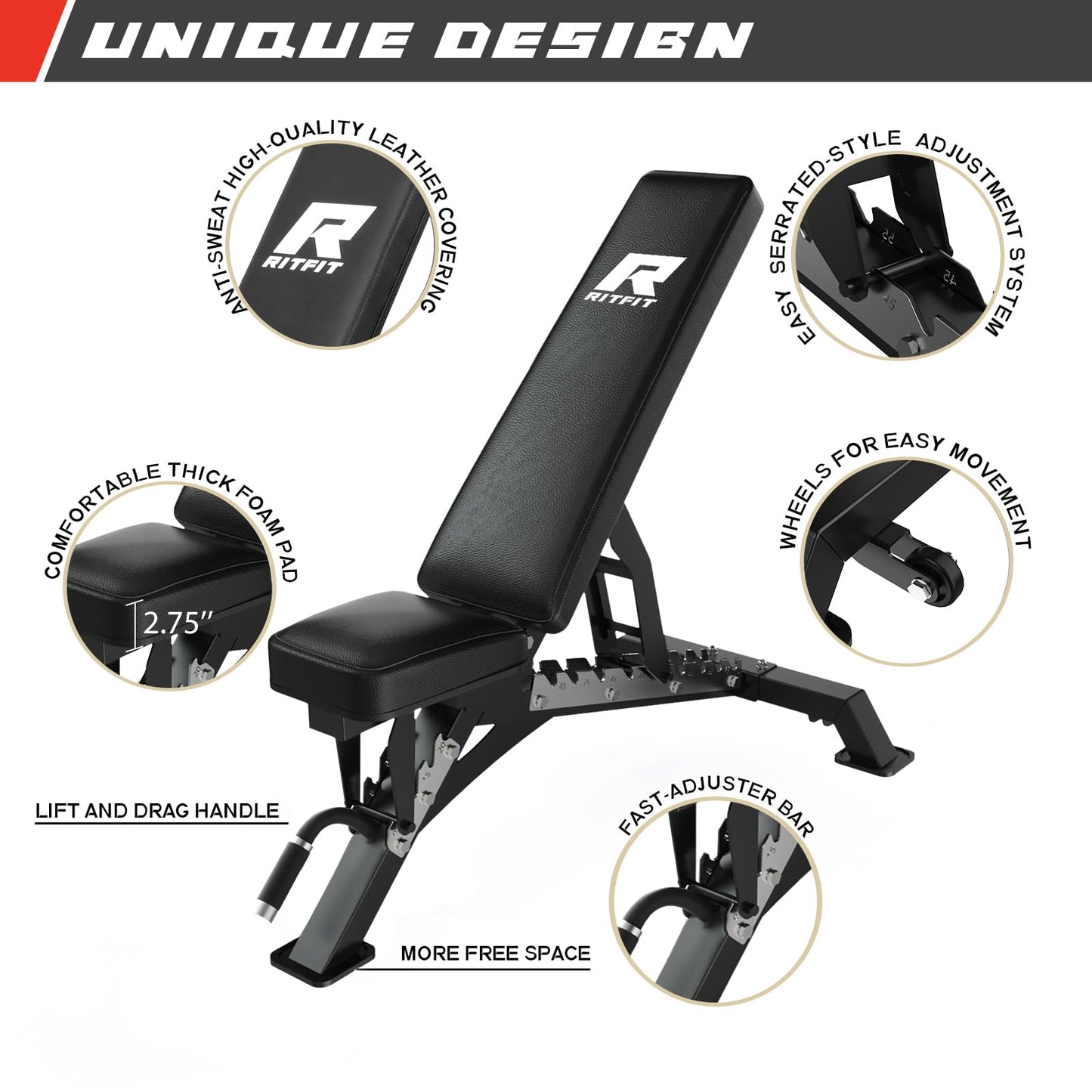 RitFit Power Cage with Optional LAT PullDown