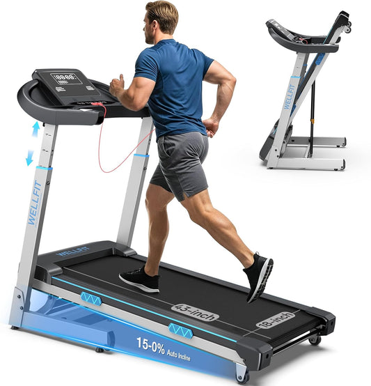 WELLFIT Folding Treadmill
