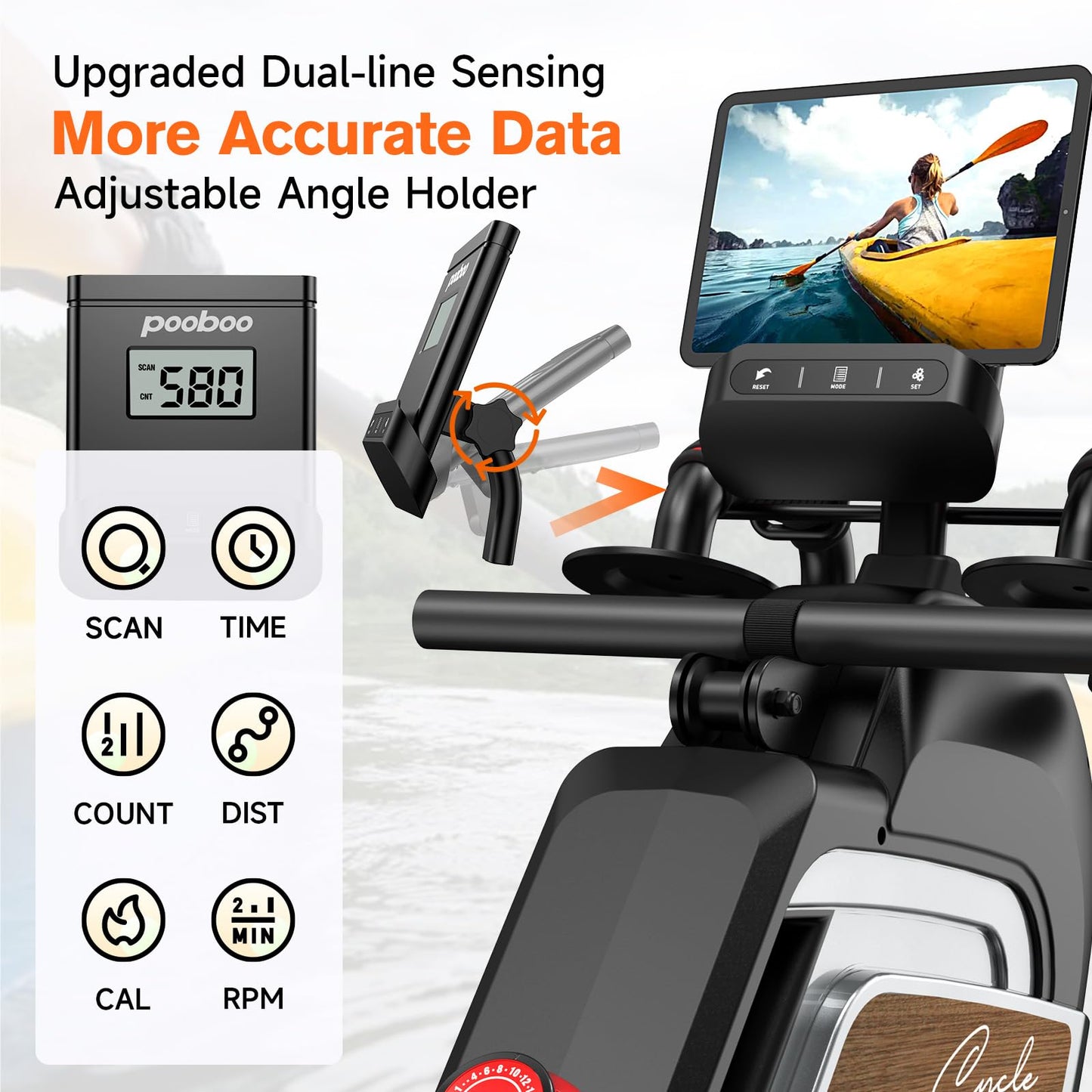 Pooboo Rowing Machine