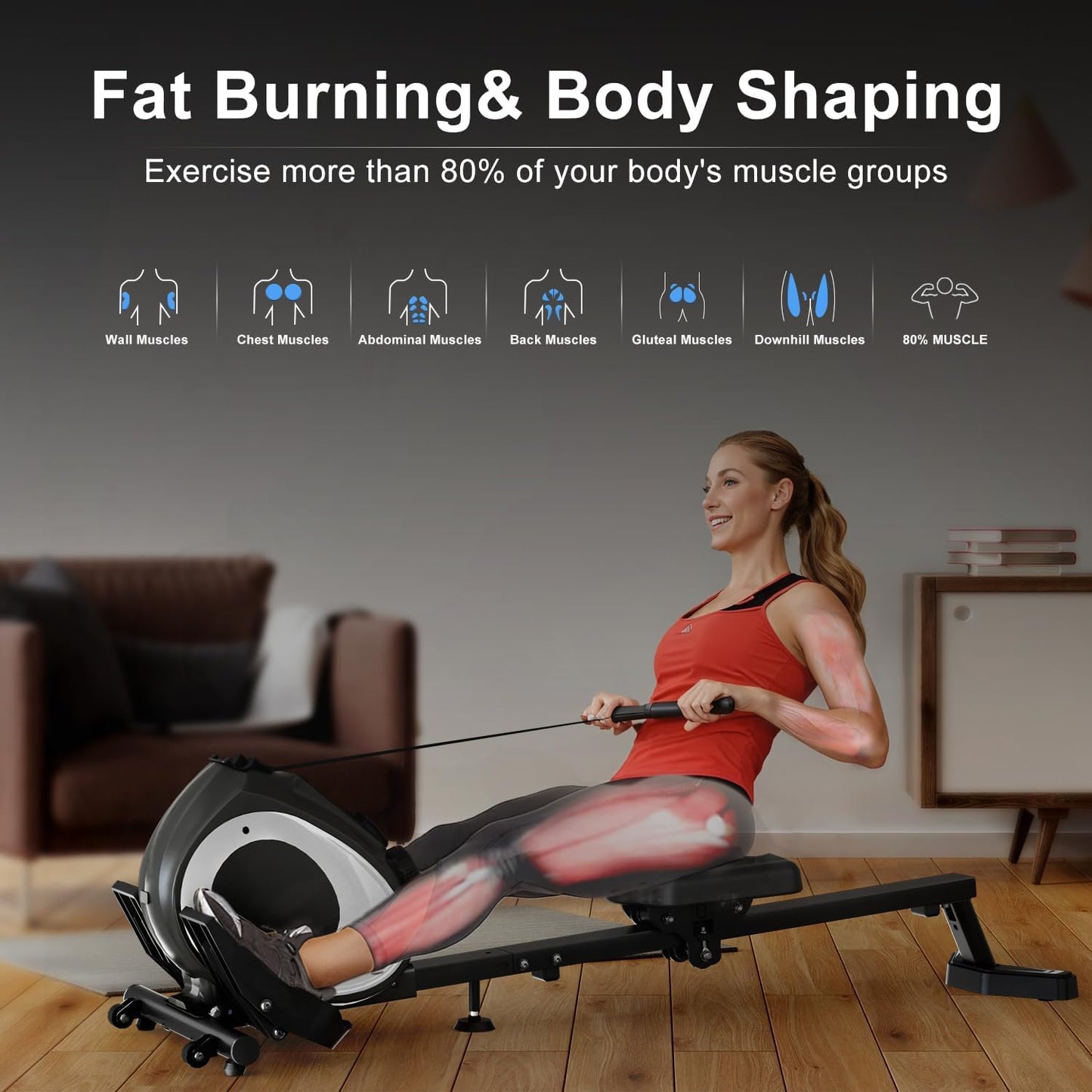 Compact Rowing Machine