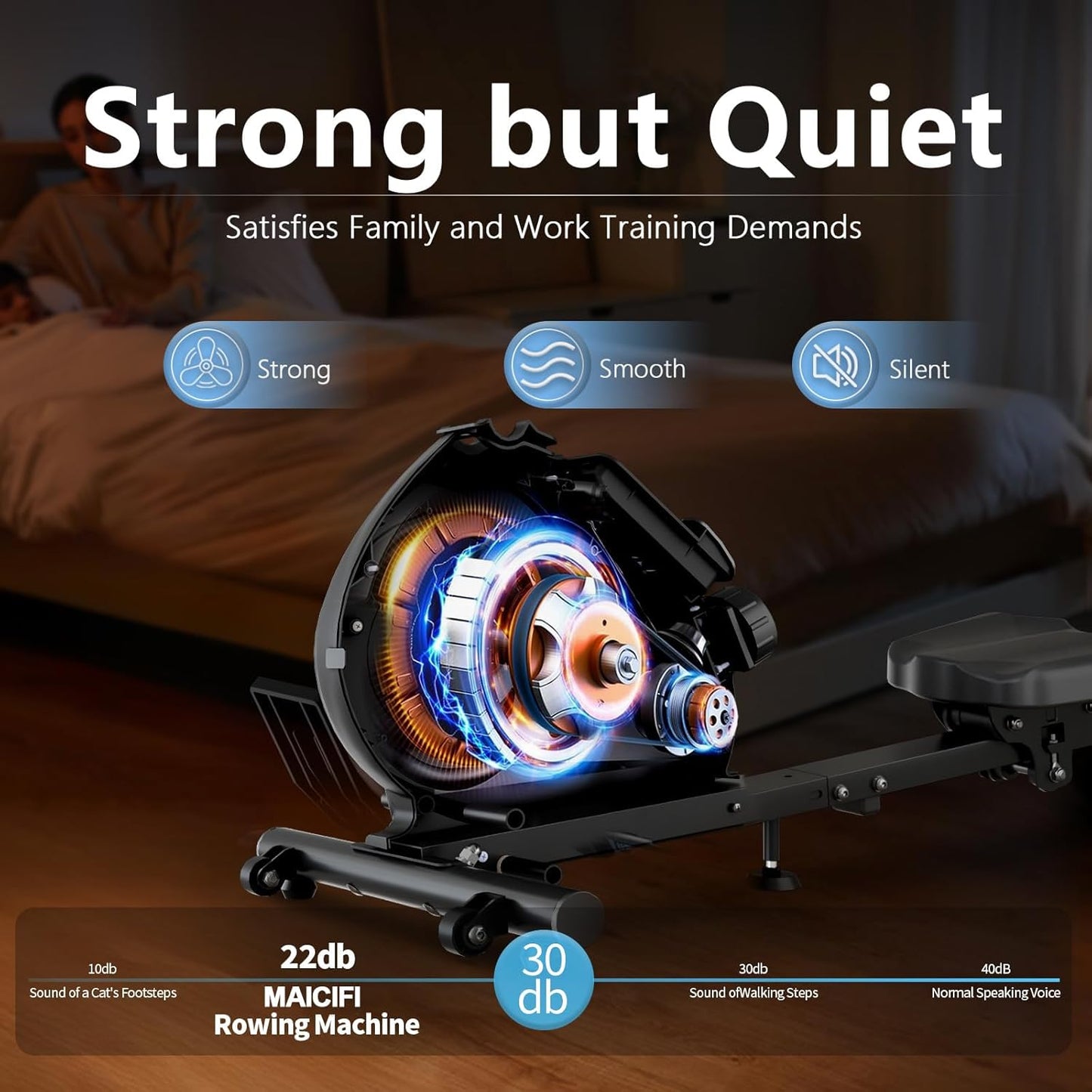 Compact Rowing Machine