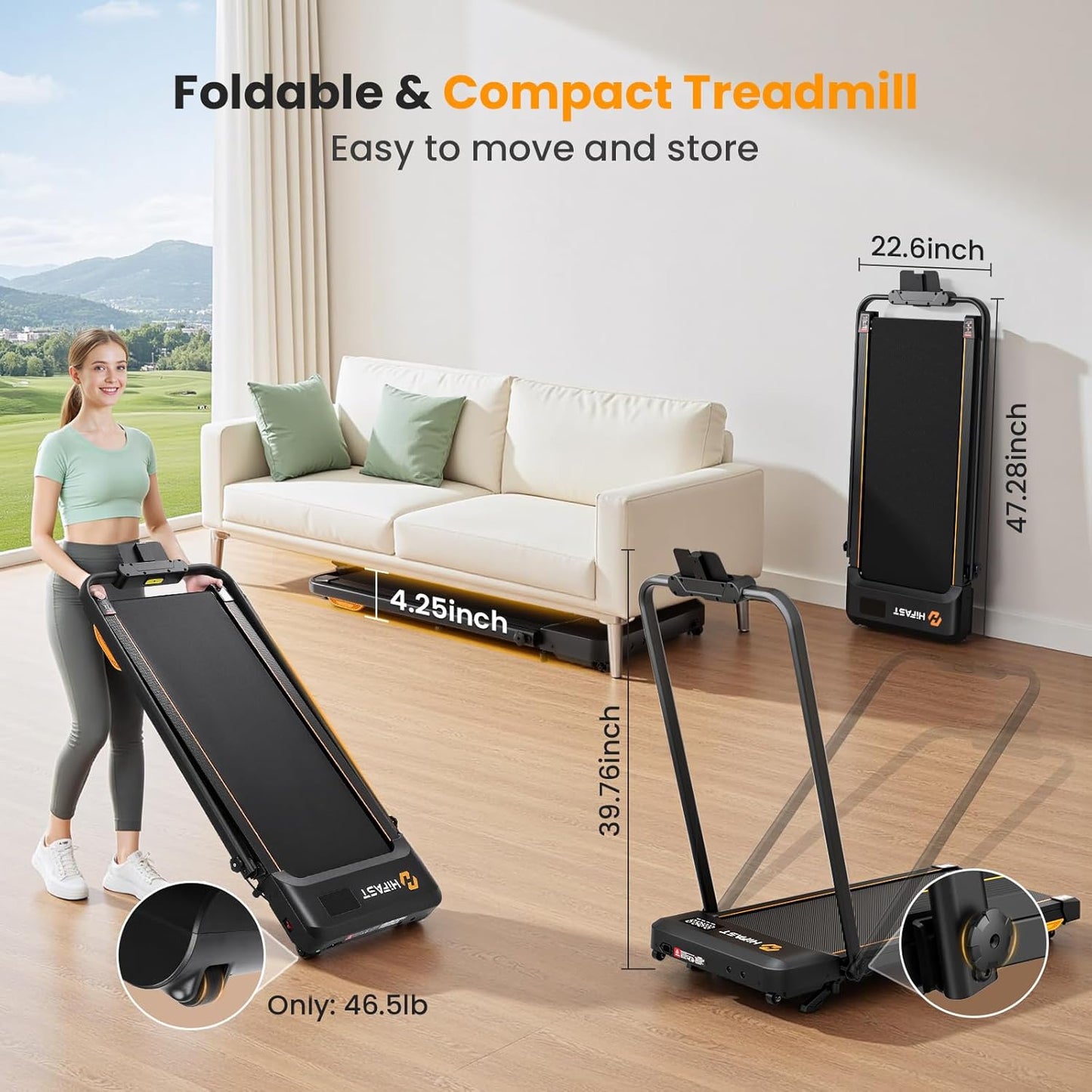 Under Desk Walking Treadmill