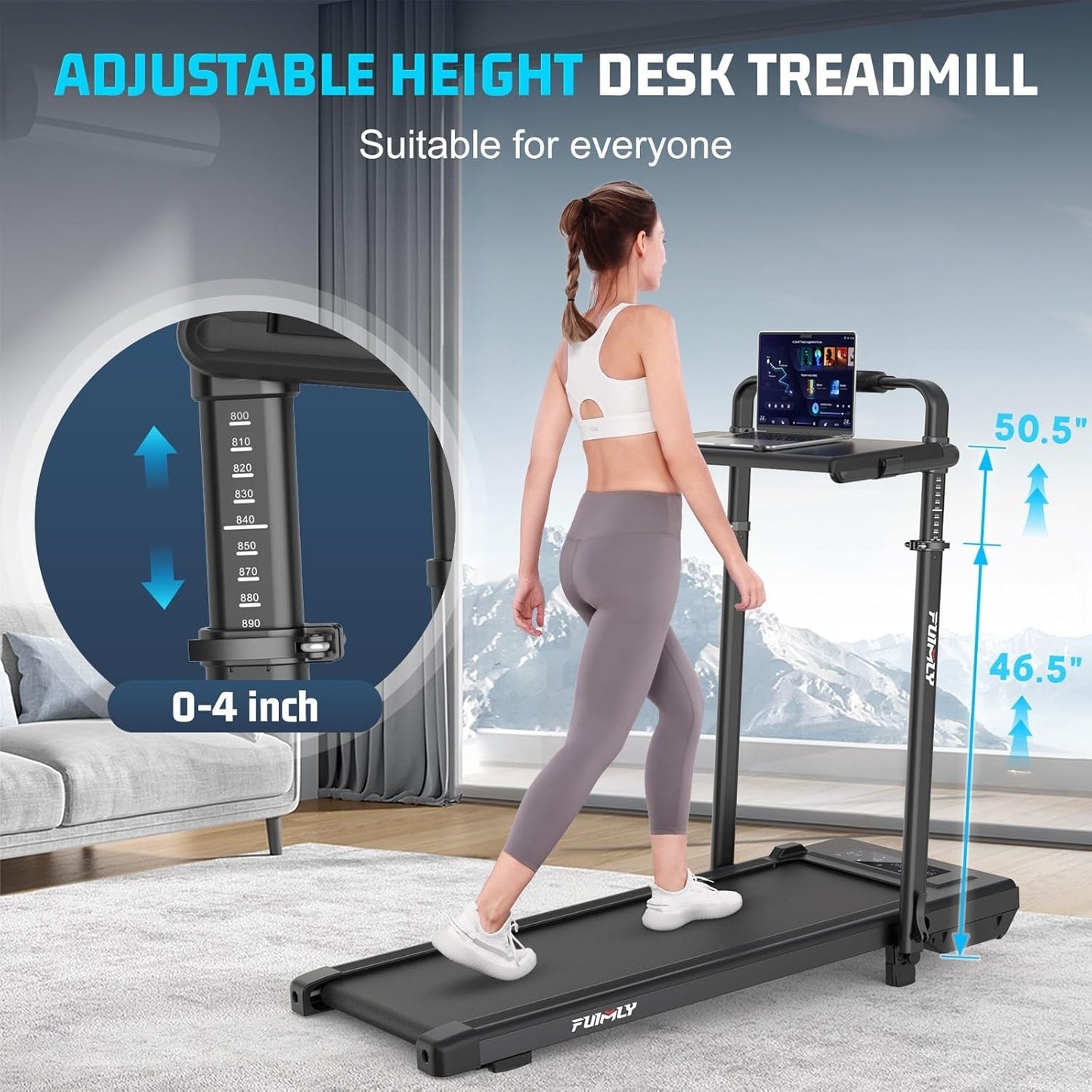 8-in-1 Walking Treadmill