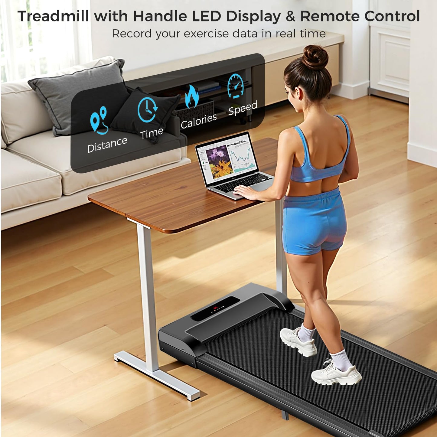 3-in-1 Under Desk Treadmill