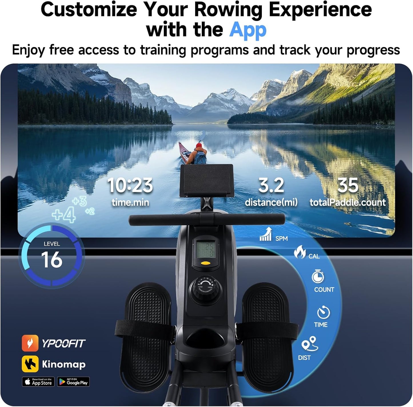 Foldable Rowing Machine