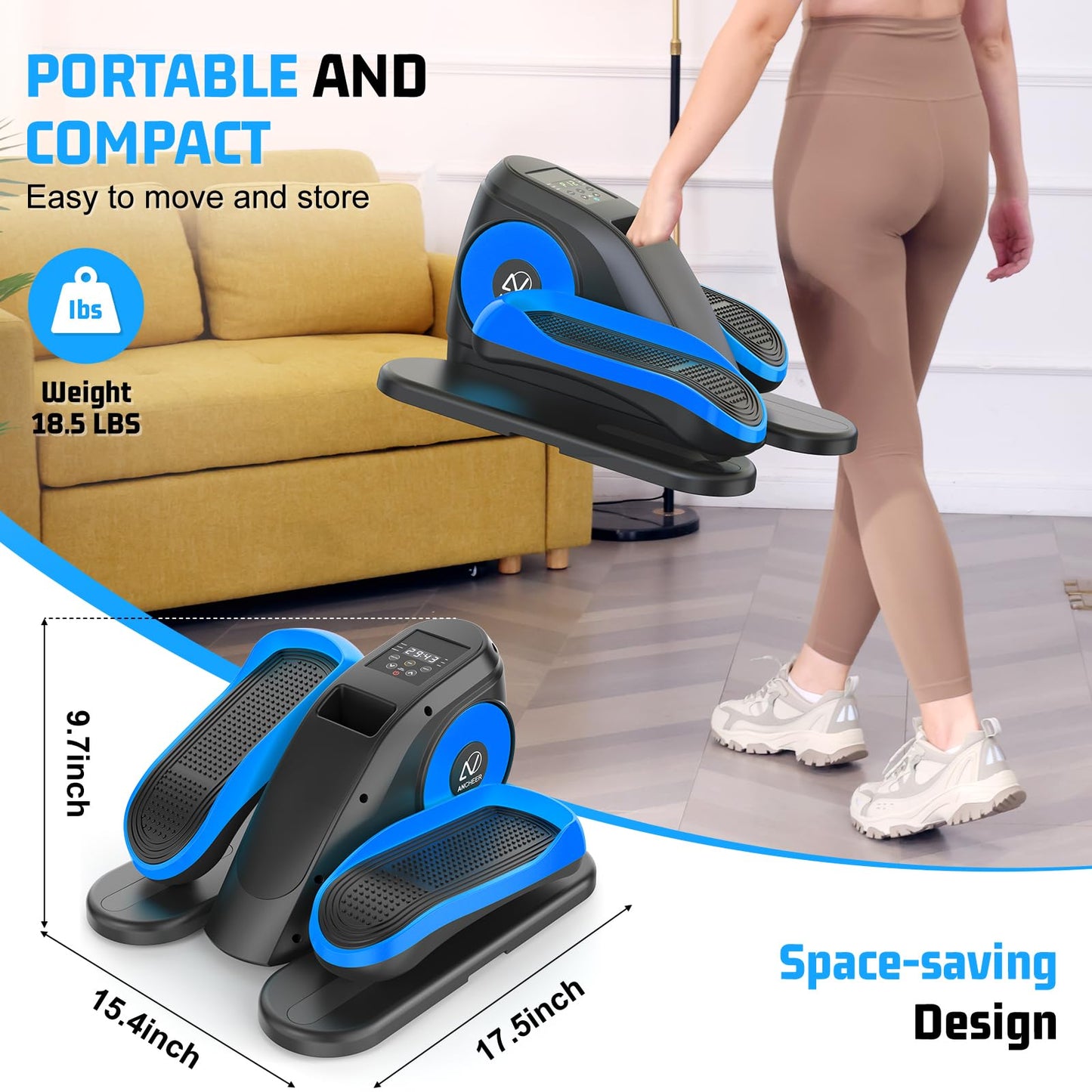 ANCHEER Under Desk Elliptical