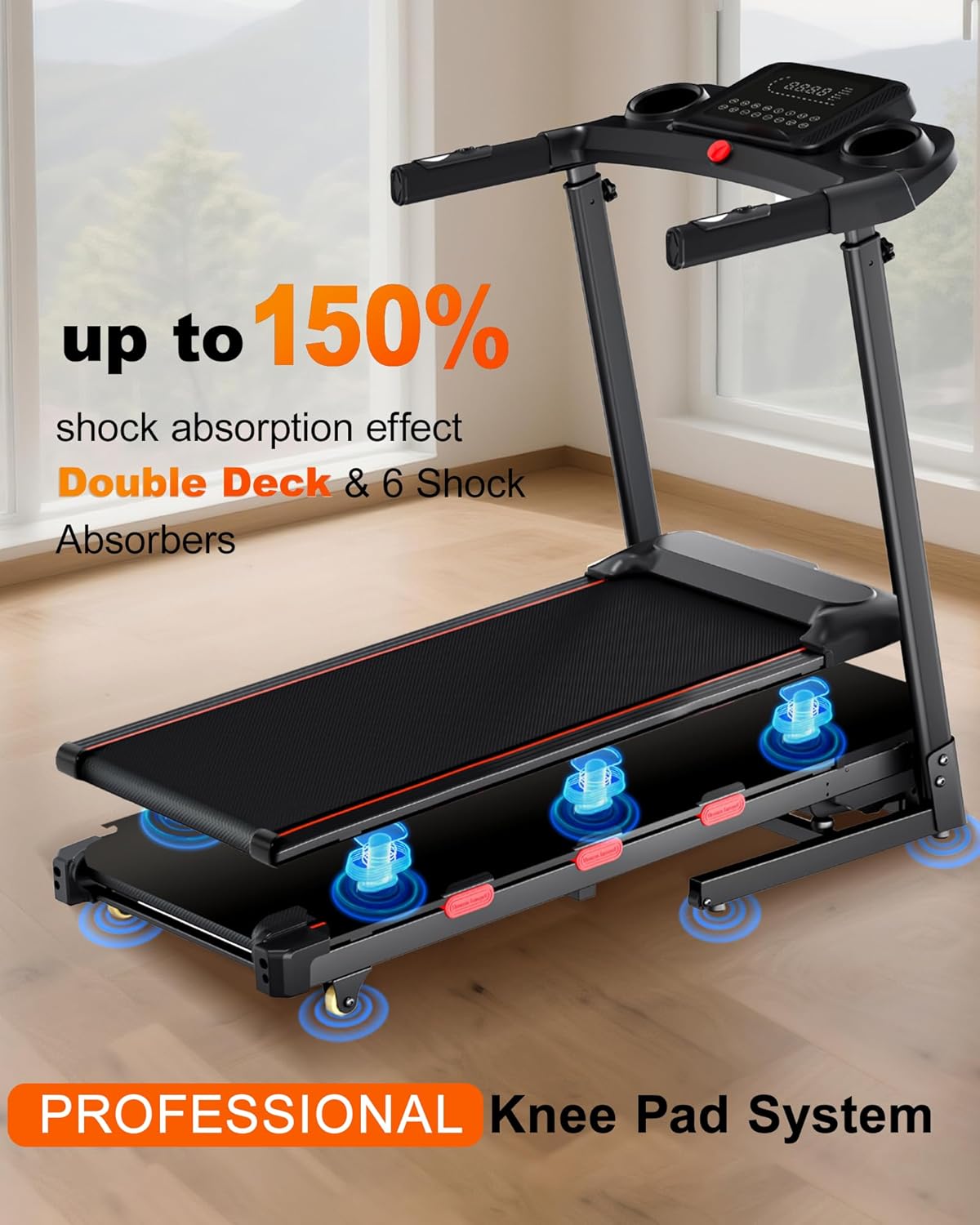 340lb Walking Pad Treadmill