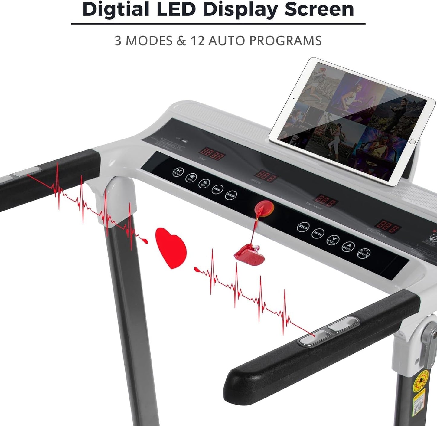 Portable Compact Treadmill with 3.5HP Motor