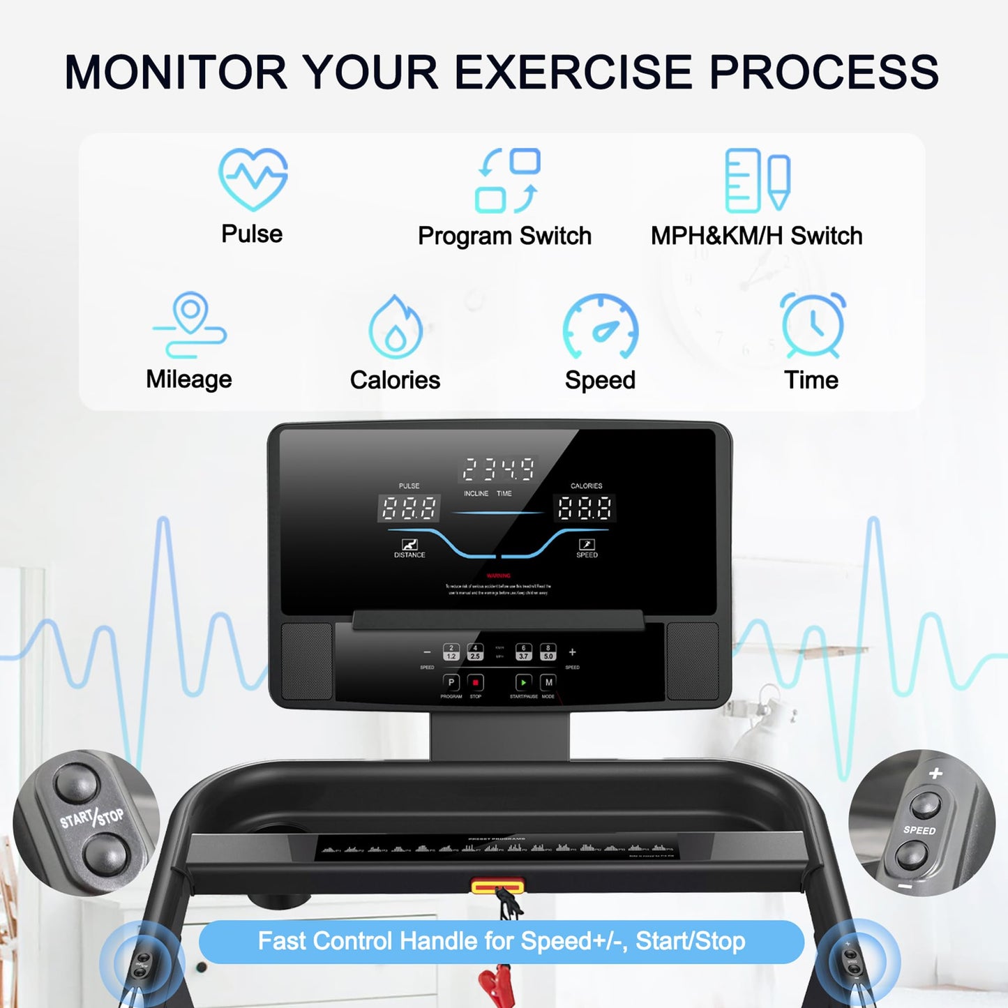 RUNOW Foldable Treadmill