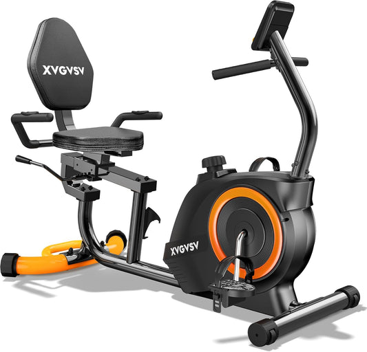 Recumbent Exercise Bike – 16-Level, 400LB Capacity